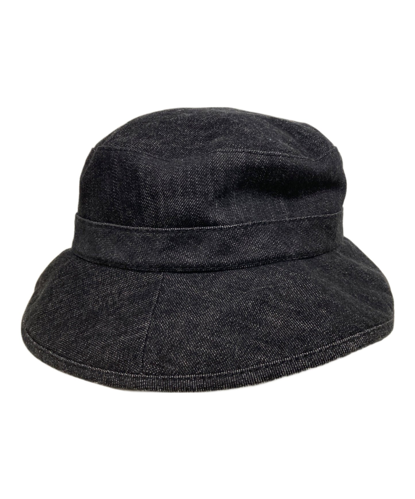 [Pre-owned] CHANEL Logo Embroidered Denim Bucket Hat