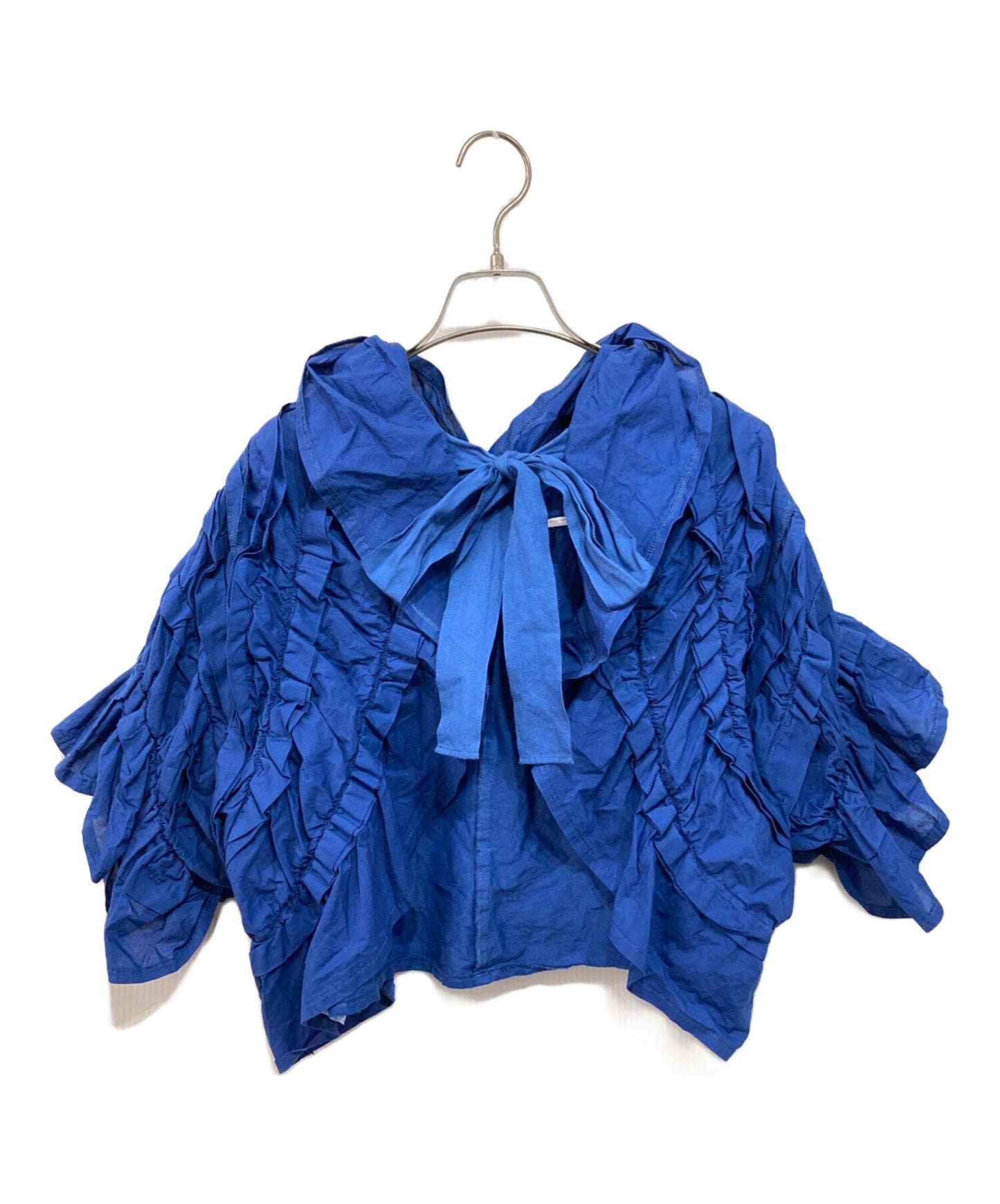 [Pre-owned] TAO COMME des GARCONS Pre-dyed Gathered Blouse TM-B012