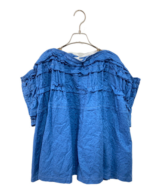 [Pre-owned] TAO COMME des GARCONS Short Blouse with Ruffles TM-B015