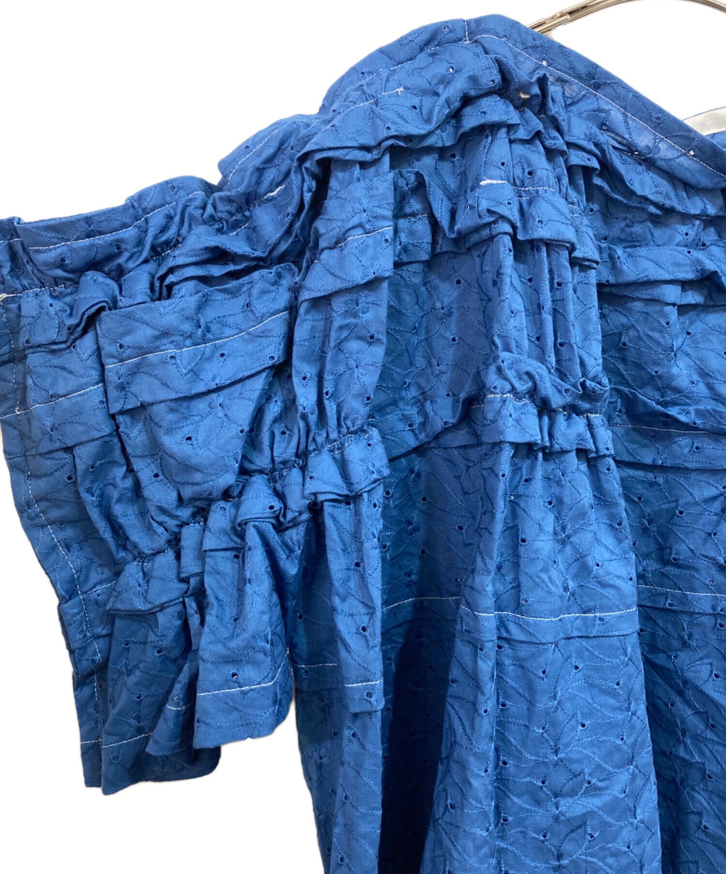 [Pre-owned] TAO COMME des GARCONS Short Blouse with Ruffles TM-B015