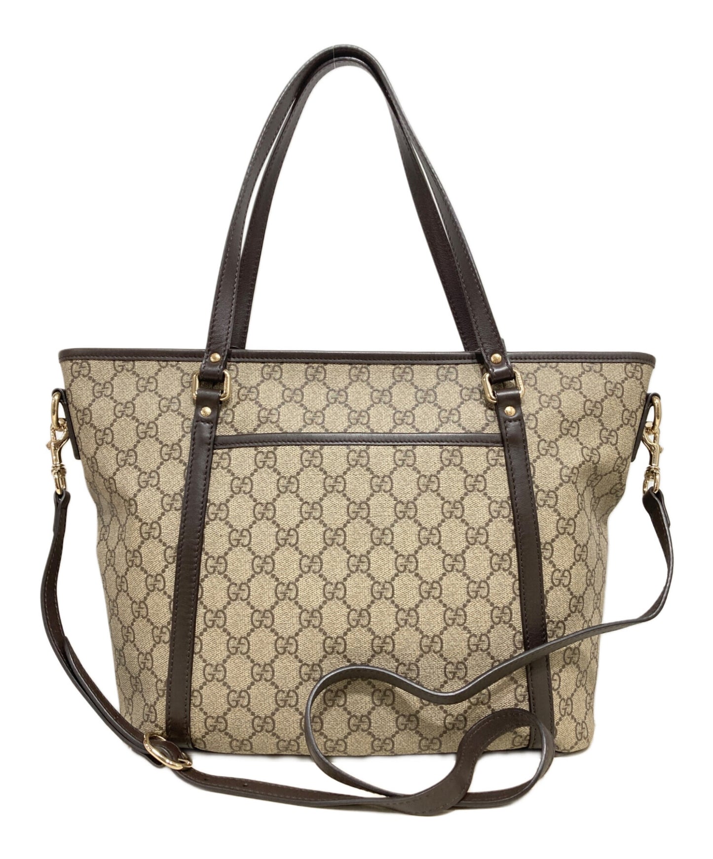 [Pre-owned] GUCCI GG Supreme 2-Way Tote Bag 388929