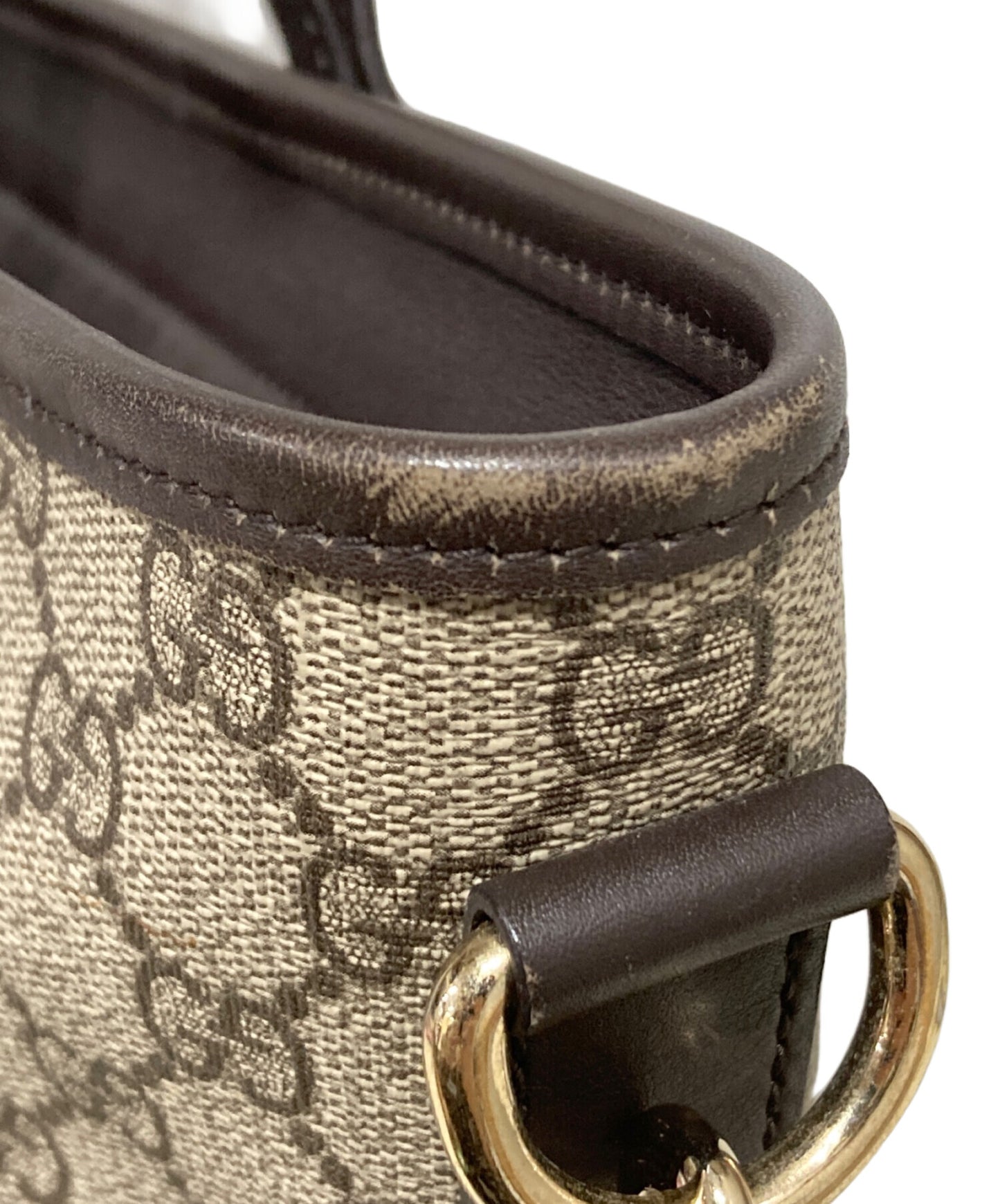[Pre-owned] GUCCI GG Supreme 2-Way Tote Bag 388929