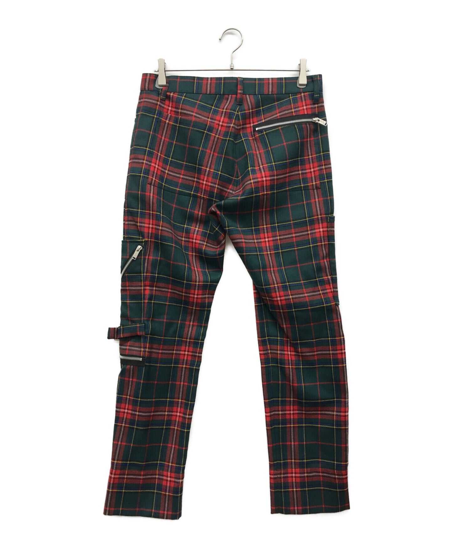 [Pre-owned] UNDERCOVER Zip design check pants UC2B4505-1