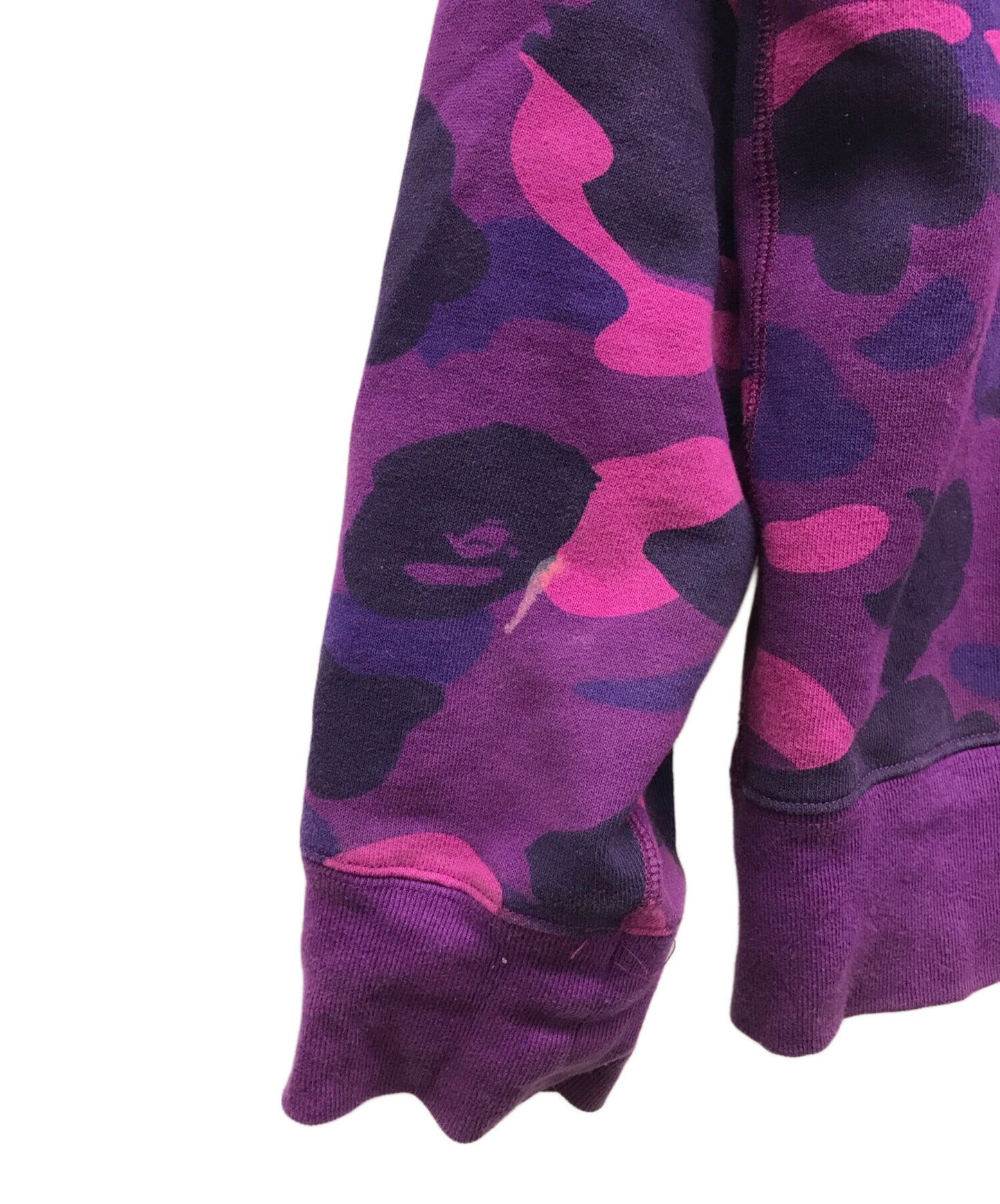 [Pre-owned] A BATHING APE Color Camo Embroidery Shark Crewneck 001SWJ201003M