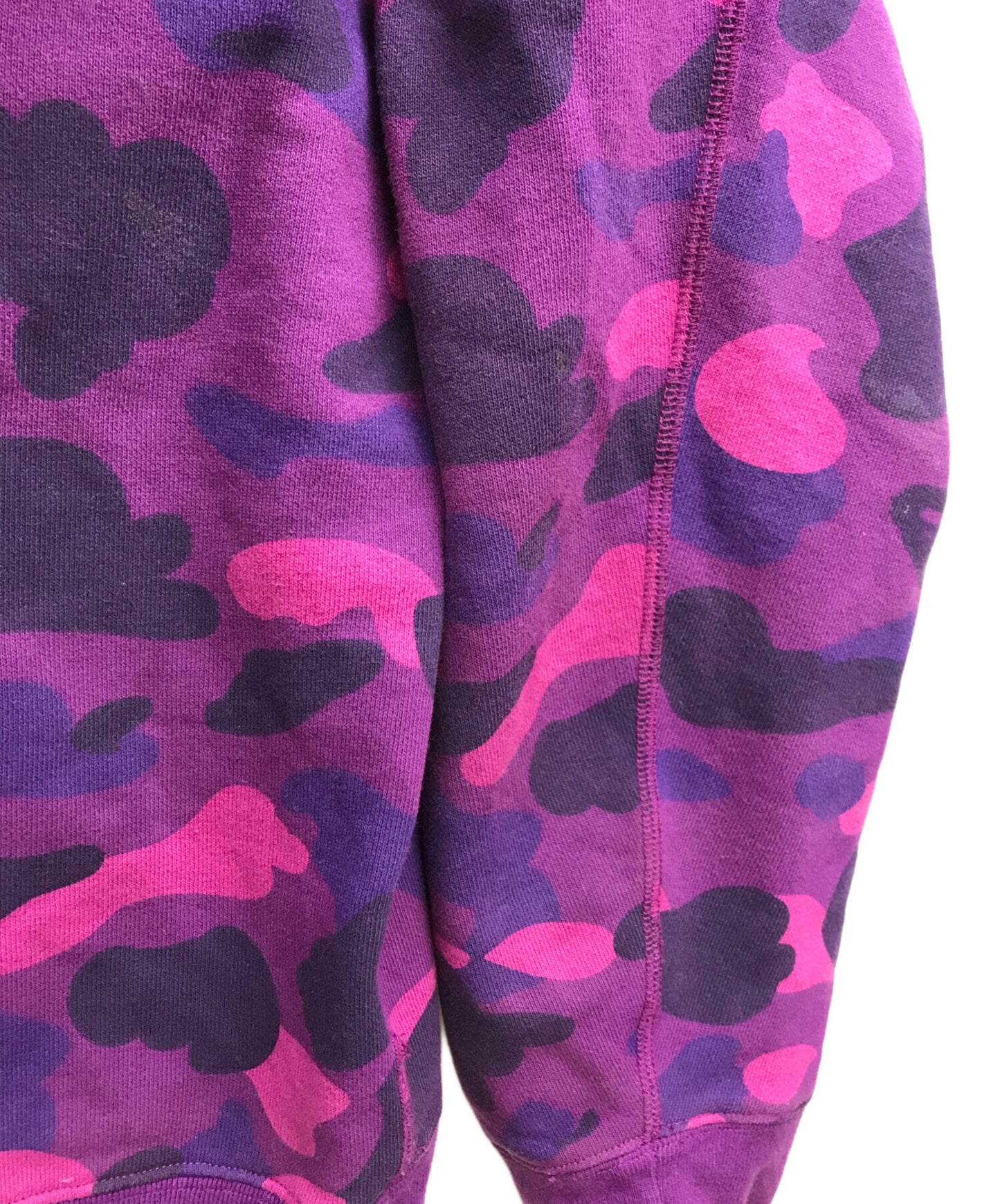 [Pre-owned] A BATHING APE Color Camo Embroidery Shark Crewneck 001SWJ201003M