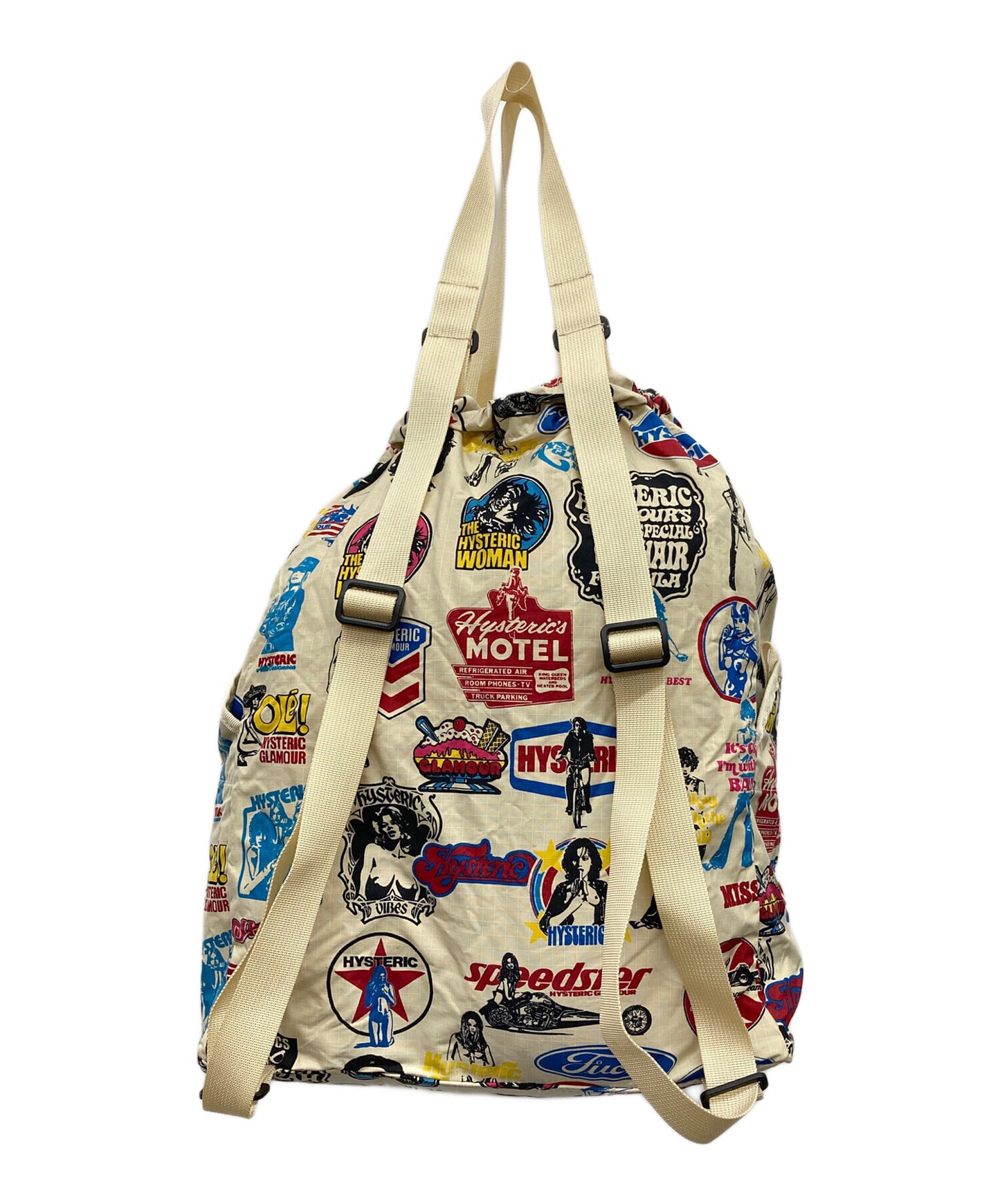 [Pre-owned] Hysteric Glamour Nylon backpack with all-over pattern
