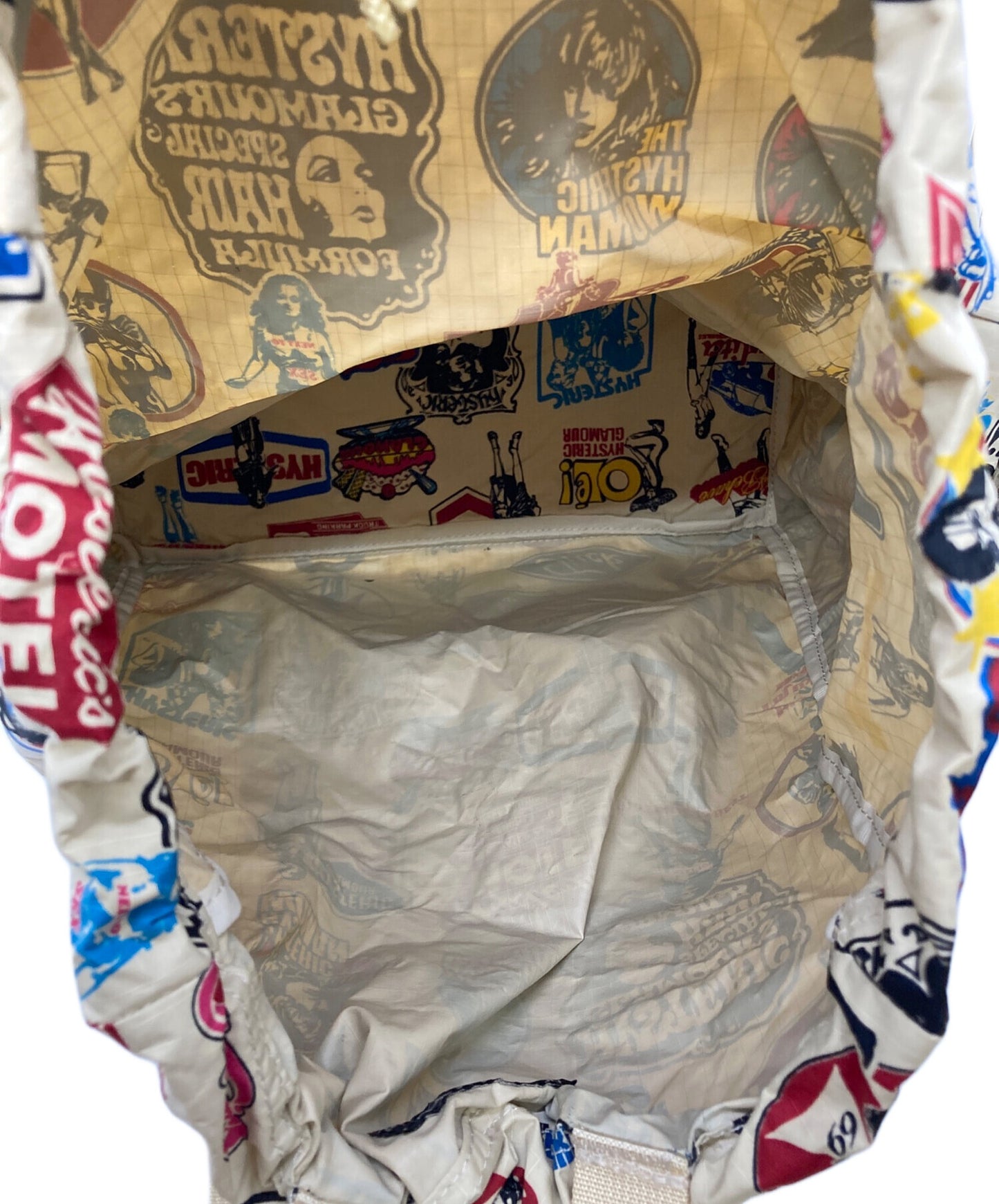 [Pre-owned] Hysteric Glamour Nylon backpack with all-over pattern