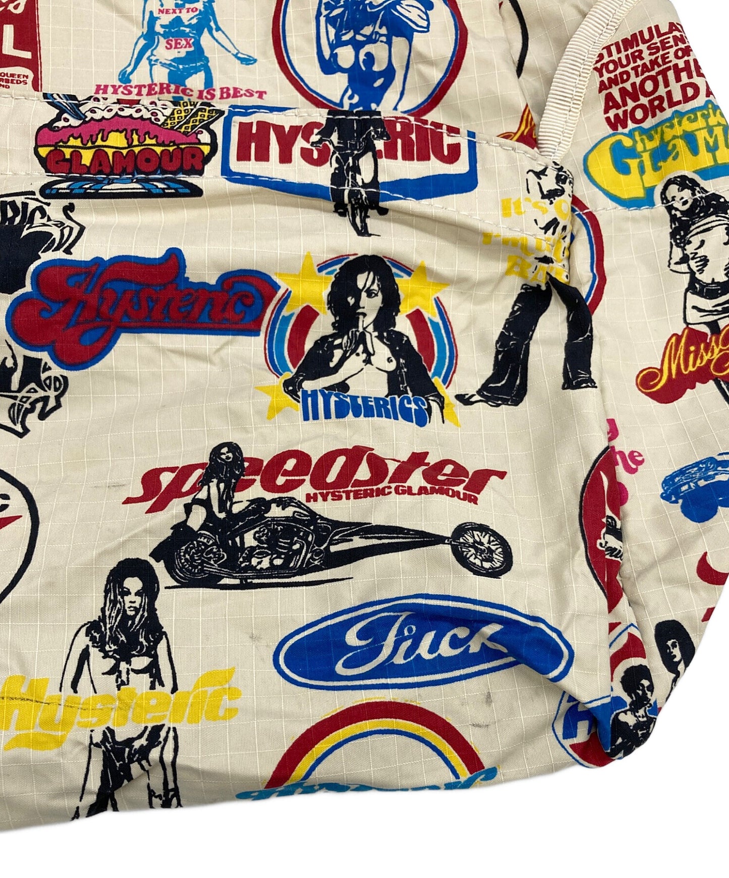 [Pre-owned] Hysteric Glamour Nylon backpack with all-over pattern