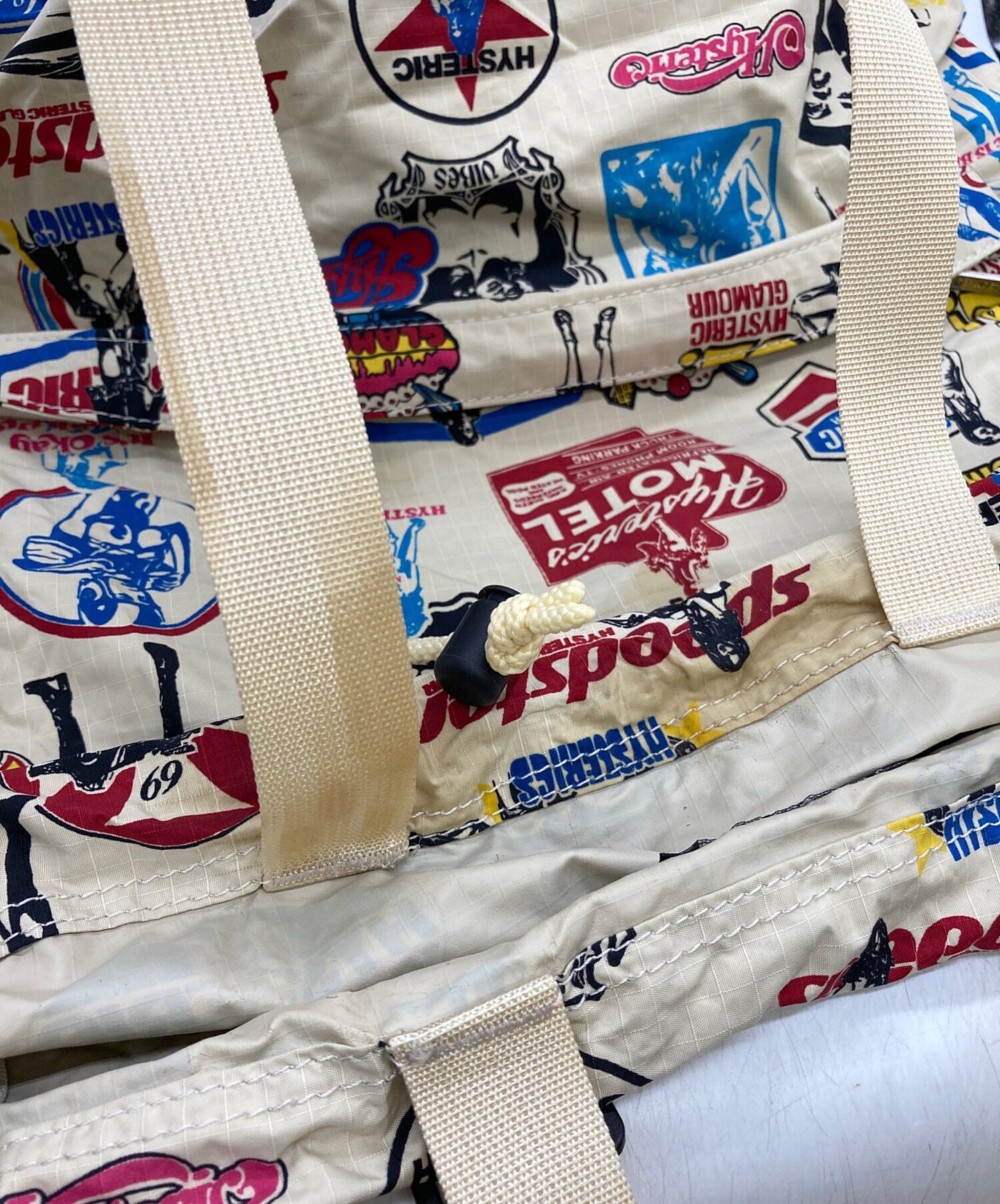 [Pre-owned] Hysteric Glamour Nylon backpack with all-over pattern