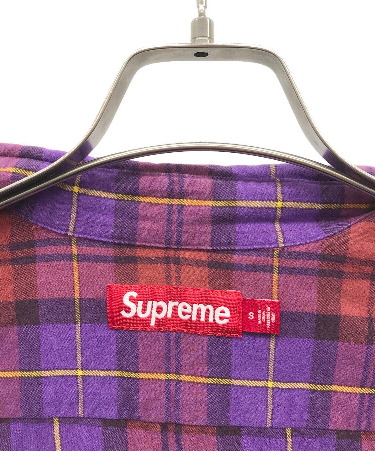 [Pre-owned] SUPREME checked shirt