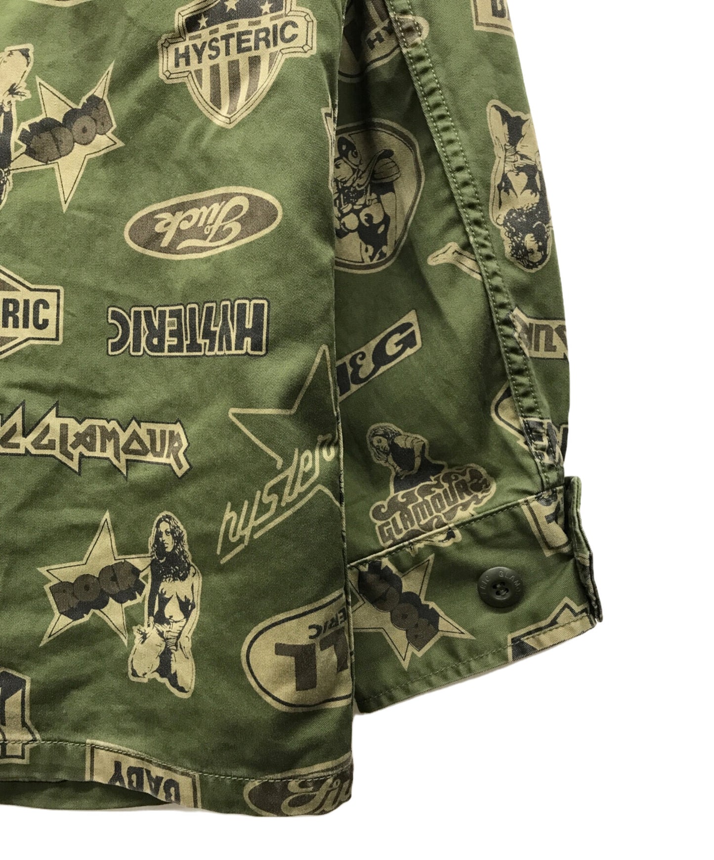 [Pre-owned] Hysteric Glamour MAIDEN LOGO embroidered fatigued jacket