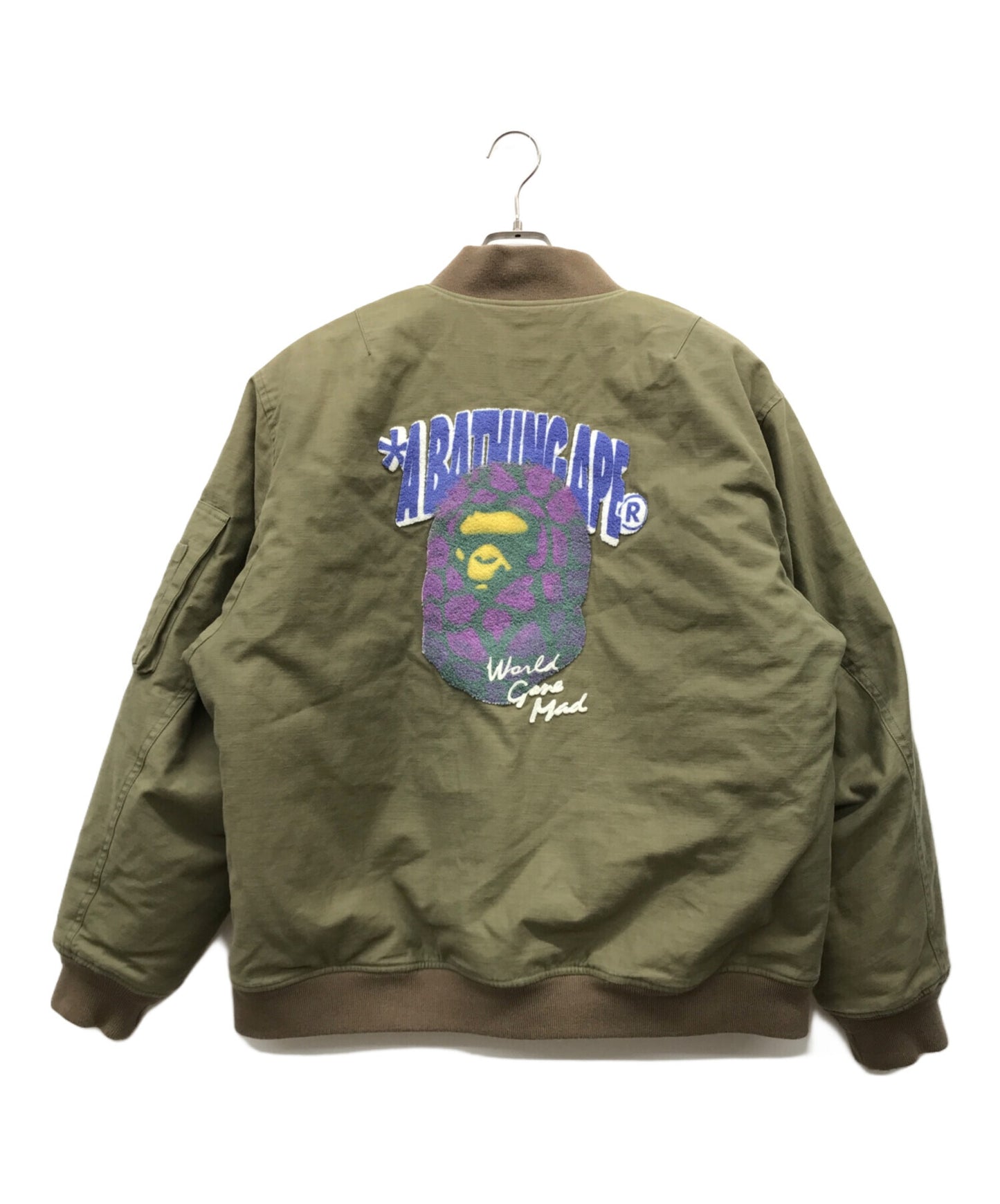 [Pre-owned] A BATHING APE MA-1 Jacket 001hjj801003m