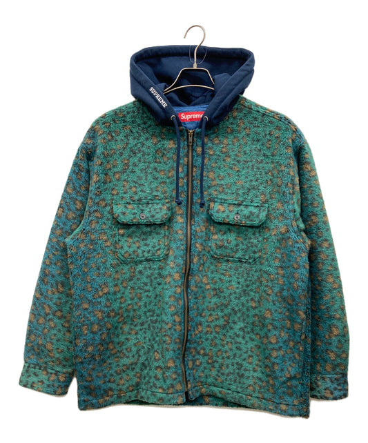 [Pre-owned] SUPREME Fleece Zip Up Hooded shirt