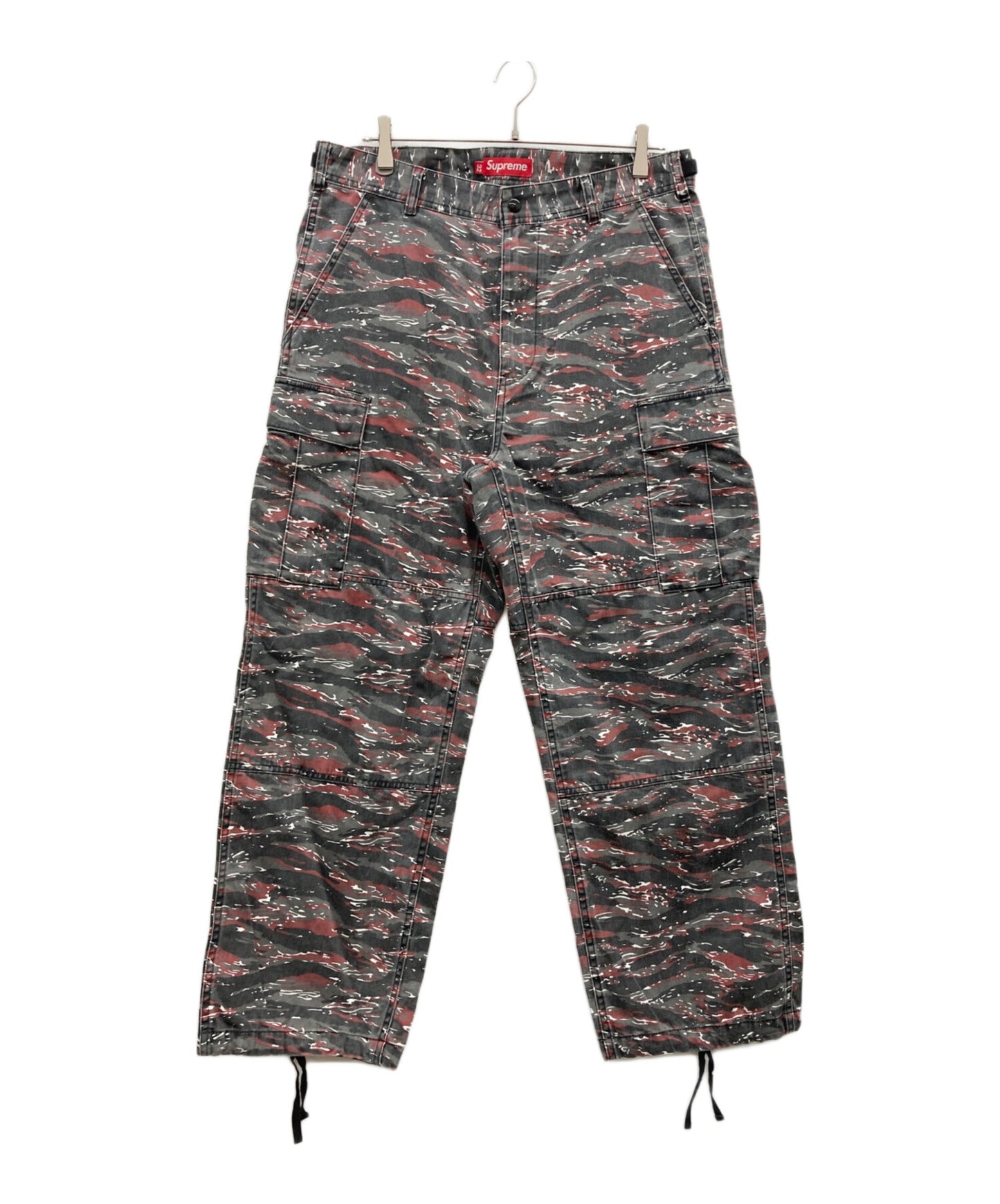 [Pre-owned] SUPREME Cargo pant red tiger camo