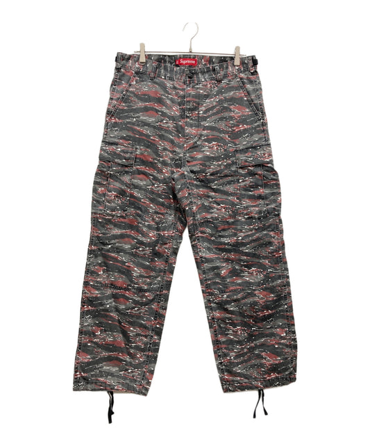 [Pre-owned] SUPREME Cargo pant red tiger camo