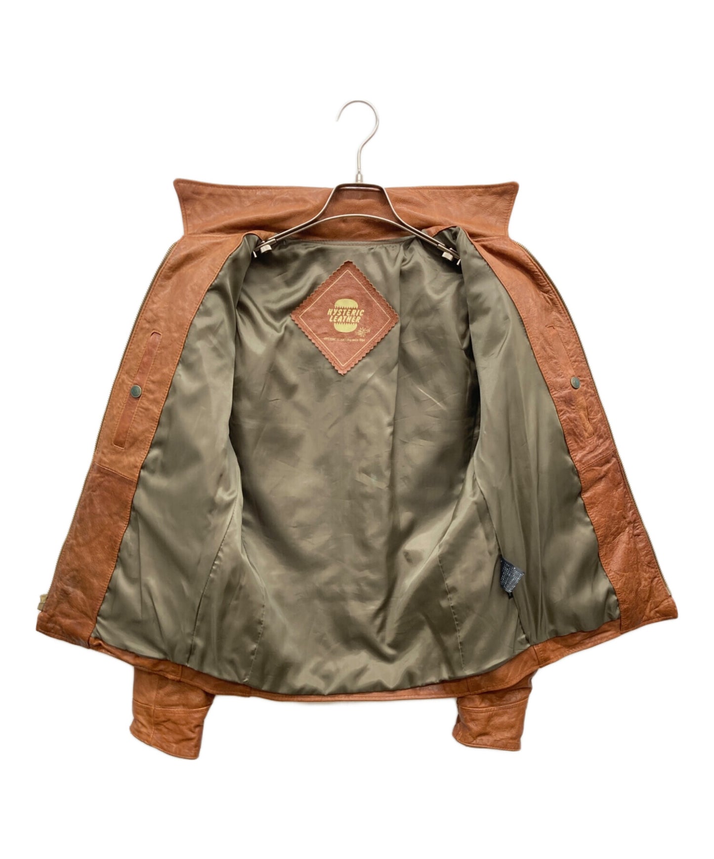 [Pre-owned] Hysteric Glamour leather jacket 4LB-1952