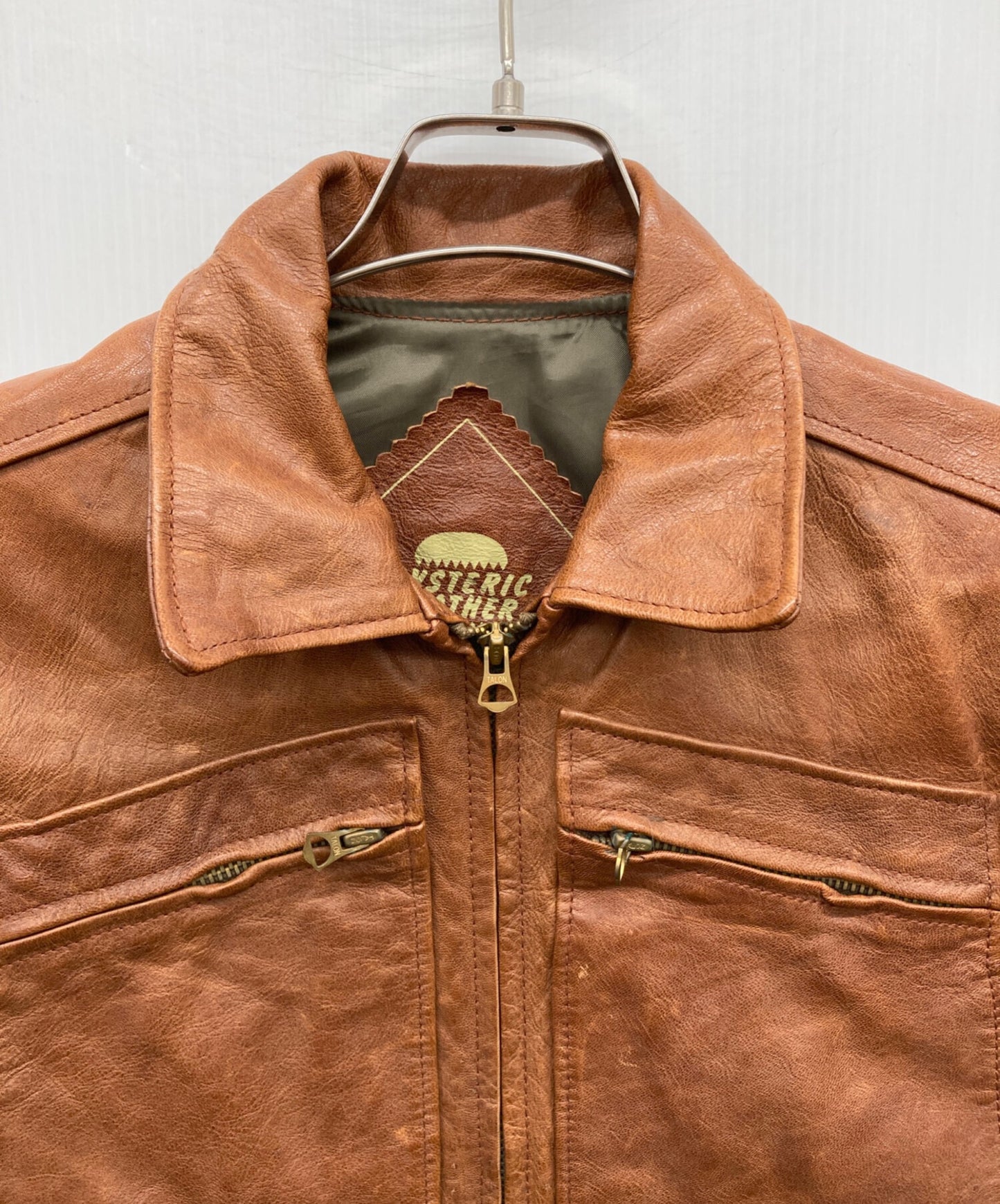 [Pre-owned] Hysteric Glamour leather jacket 4LB-1952