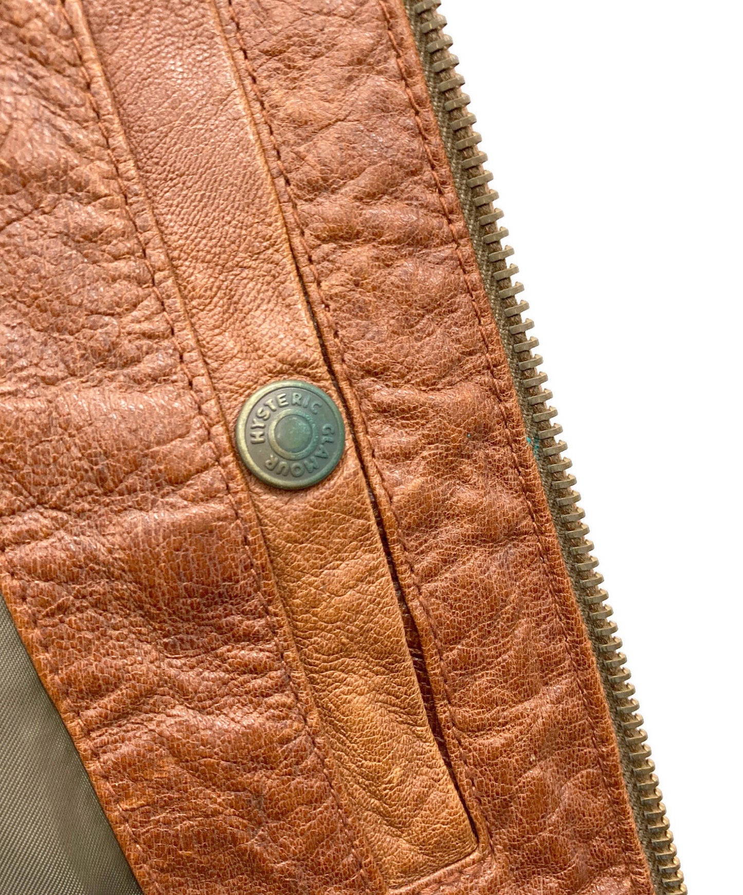 [Pre-owned] Hysteric Glamour leather jacket 4LB-1952