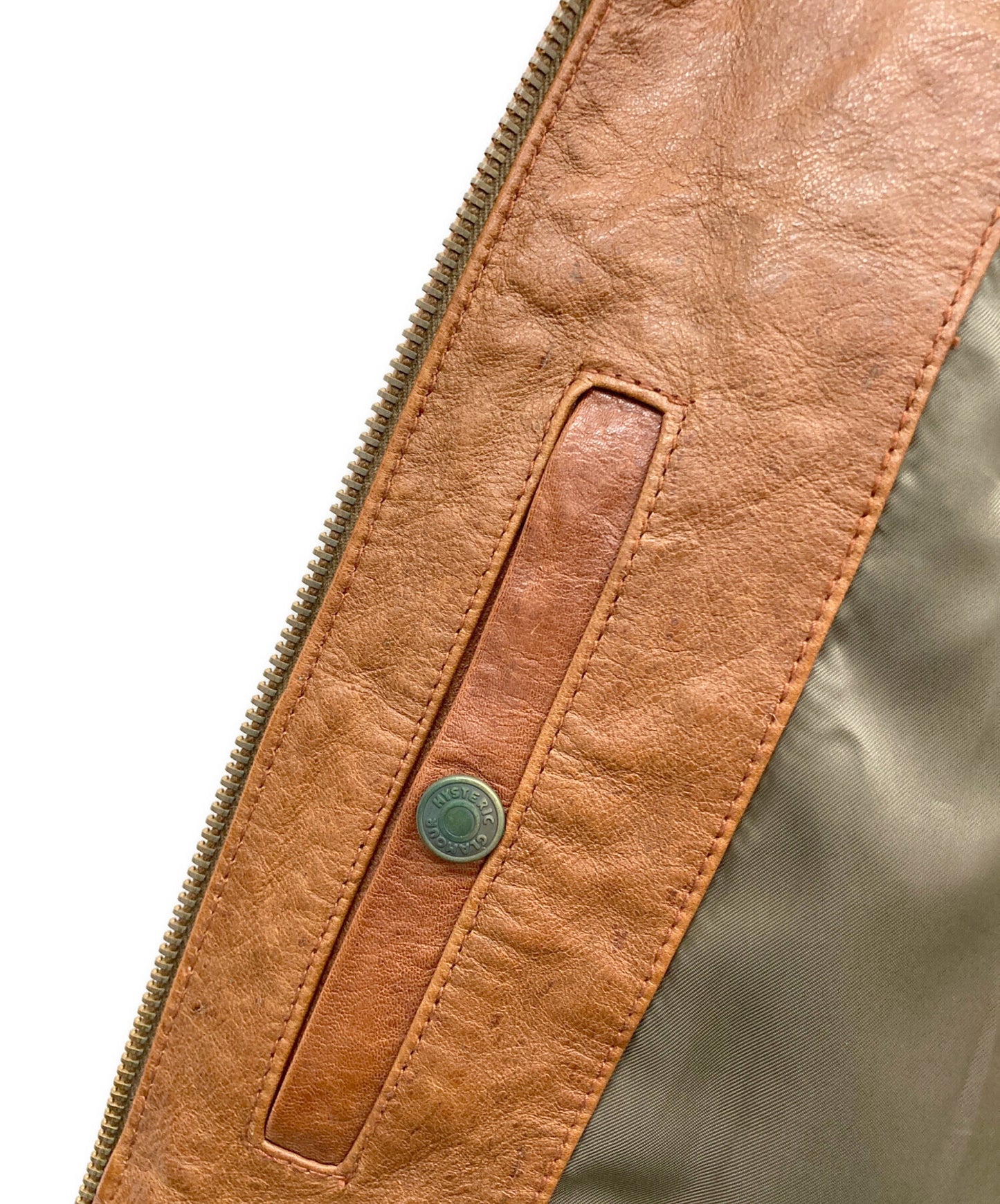 [Pre-owned] Hysteric Glamour leather jacket 4LB-1952