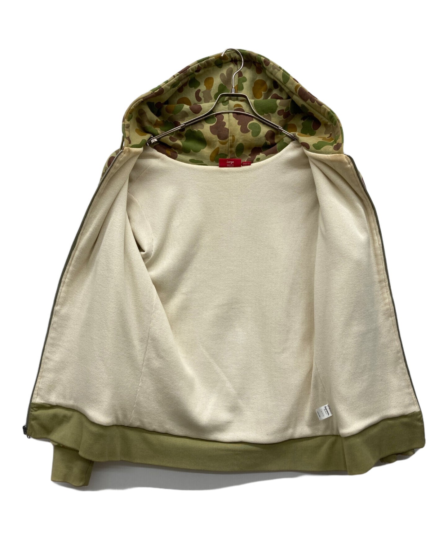 [Pre-owned] SUPREME Thermal Zip-up Hoodie