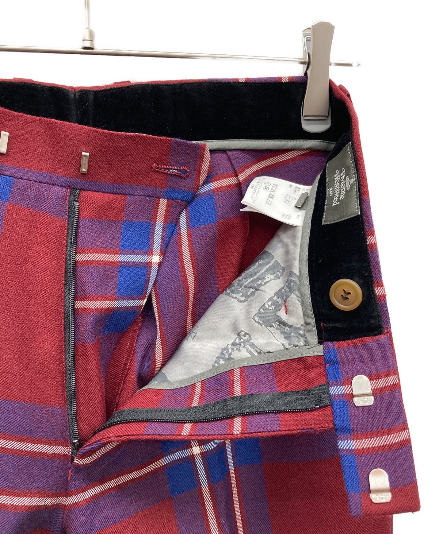 [Pre-owned] Vivienne Westwood man Tartan Check Double Lapel Jacket Jacket VW-V5-71570 Pants VW-V5-71571