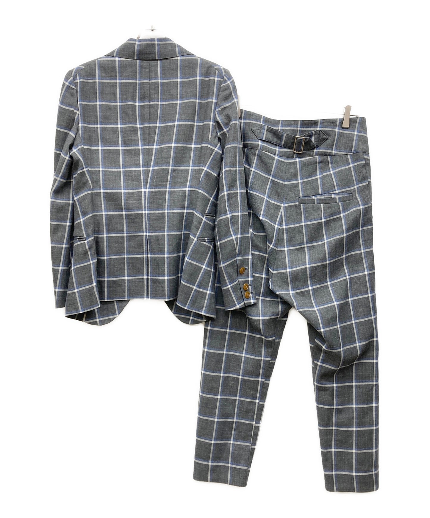 [Pre-owned] Vivienne Westwood man Wide Lapel Check Jacket Jacket VW-LP-80380 Pants VP-LP-80381