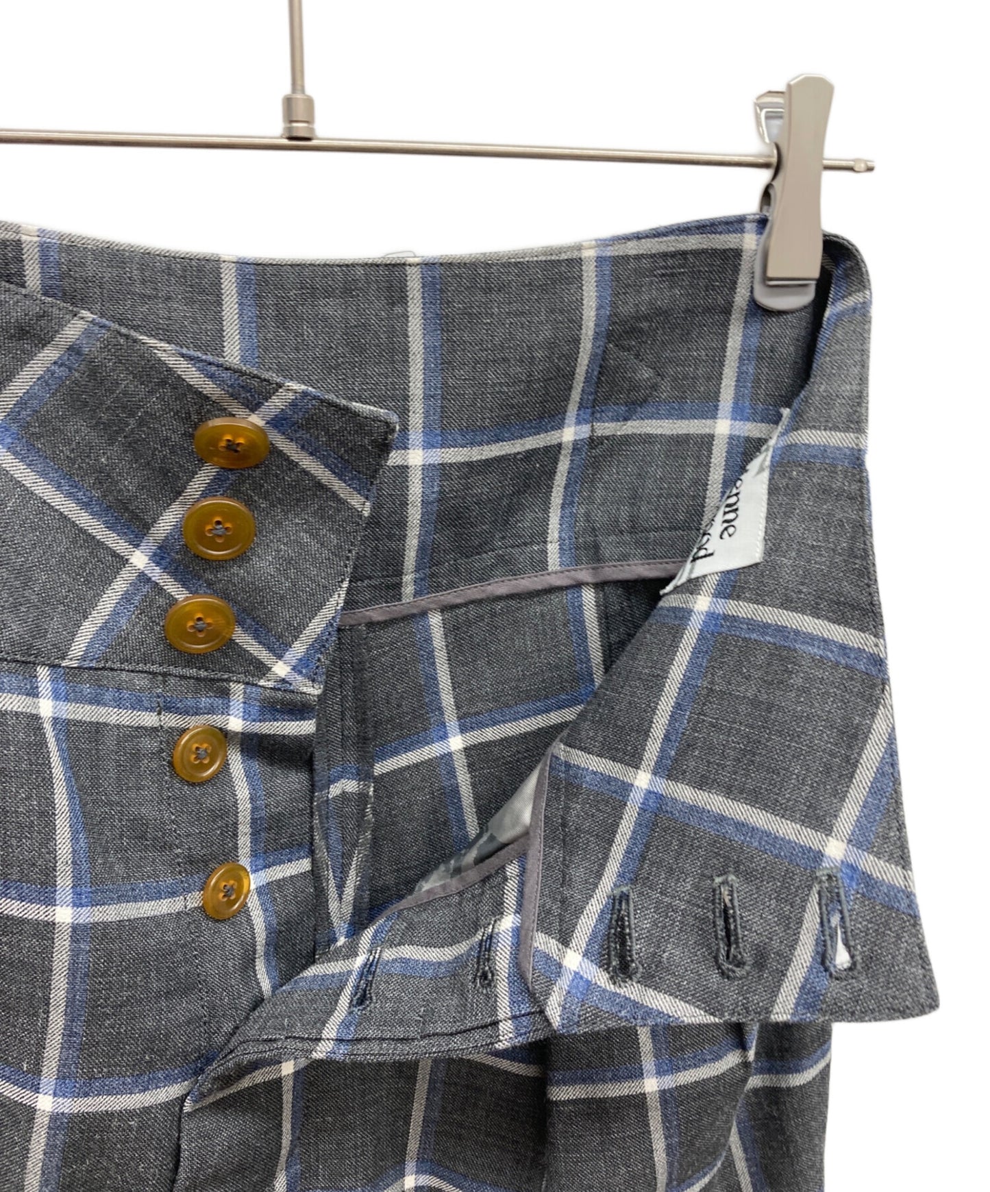 [Pre-owned] Vivienne Westwood man Wide Lapel Check Jacket Jacket VW-LP-80380 Pants VP-LP-80381