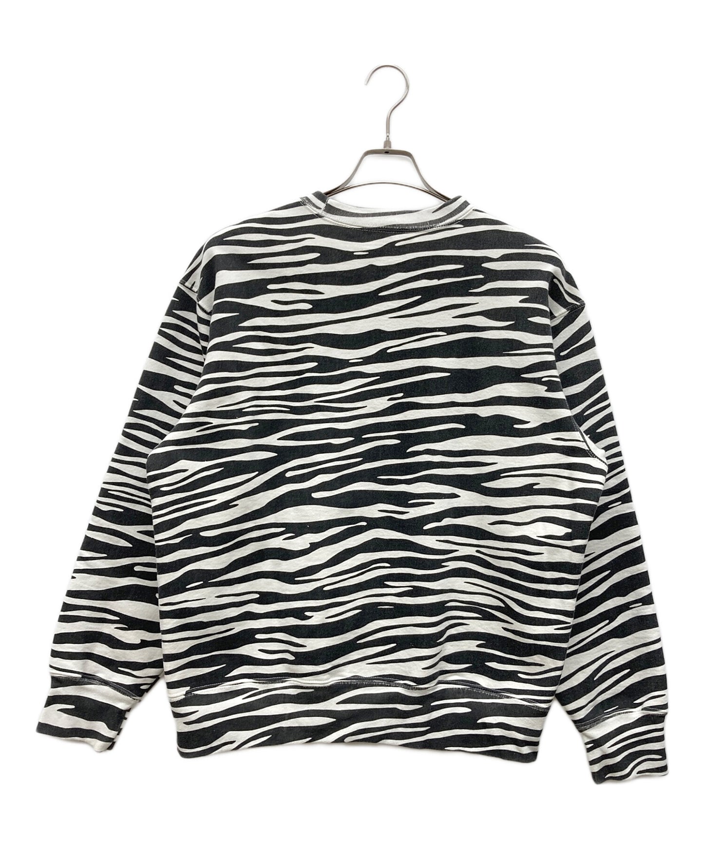 [Pre-owned] SUPREME Box Logo Crewneck Zebra