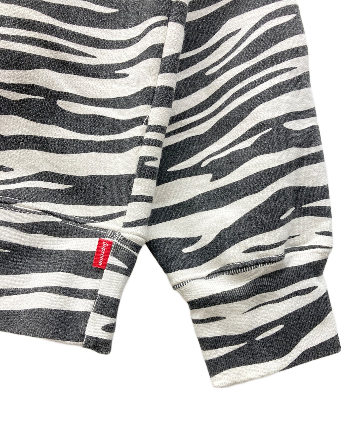 [Pre-owned] SUPREME Box Logo Crewneck Zebra