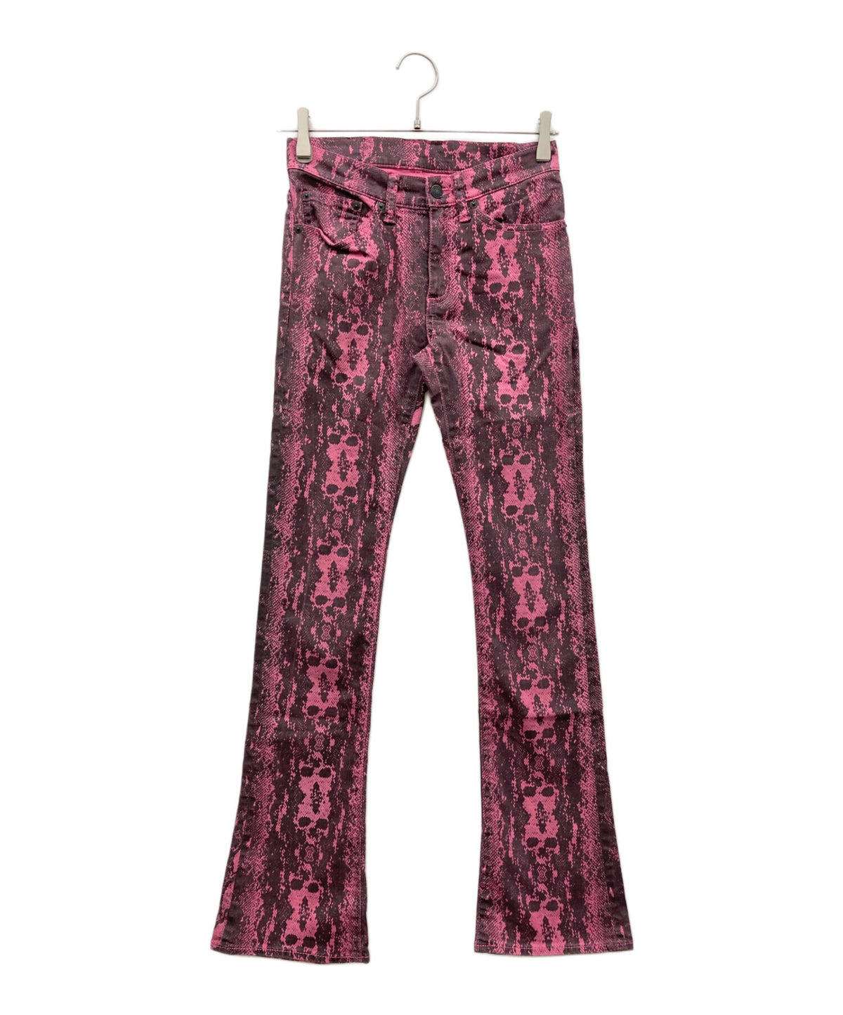 [Pre-owned] Hysteric Glamour SKULLPYTHON patterned flared pants 01213AP01