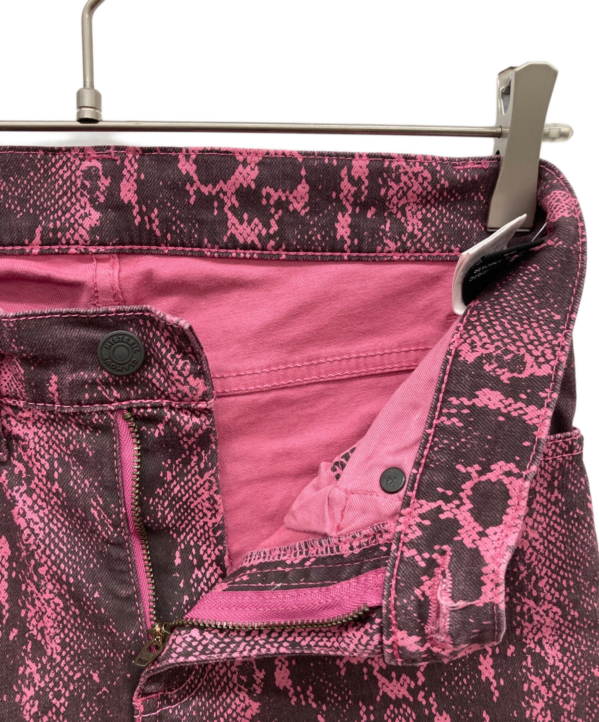 [Pre-owned] Hysteric Glamour SKULLPYTHON patterned flared pants 01213AP01