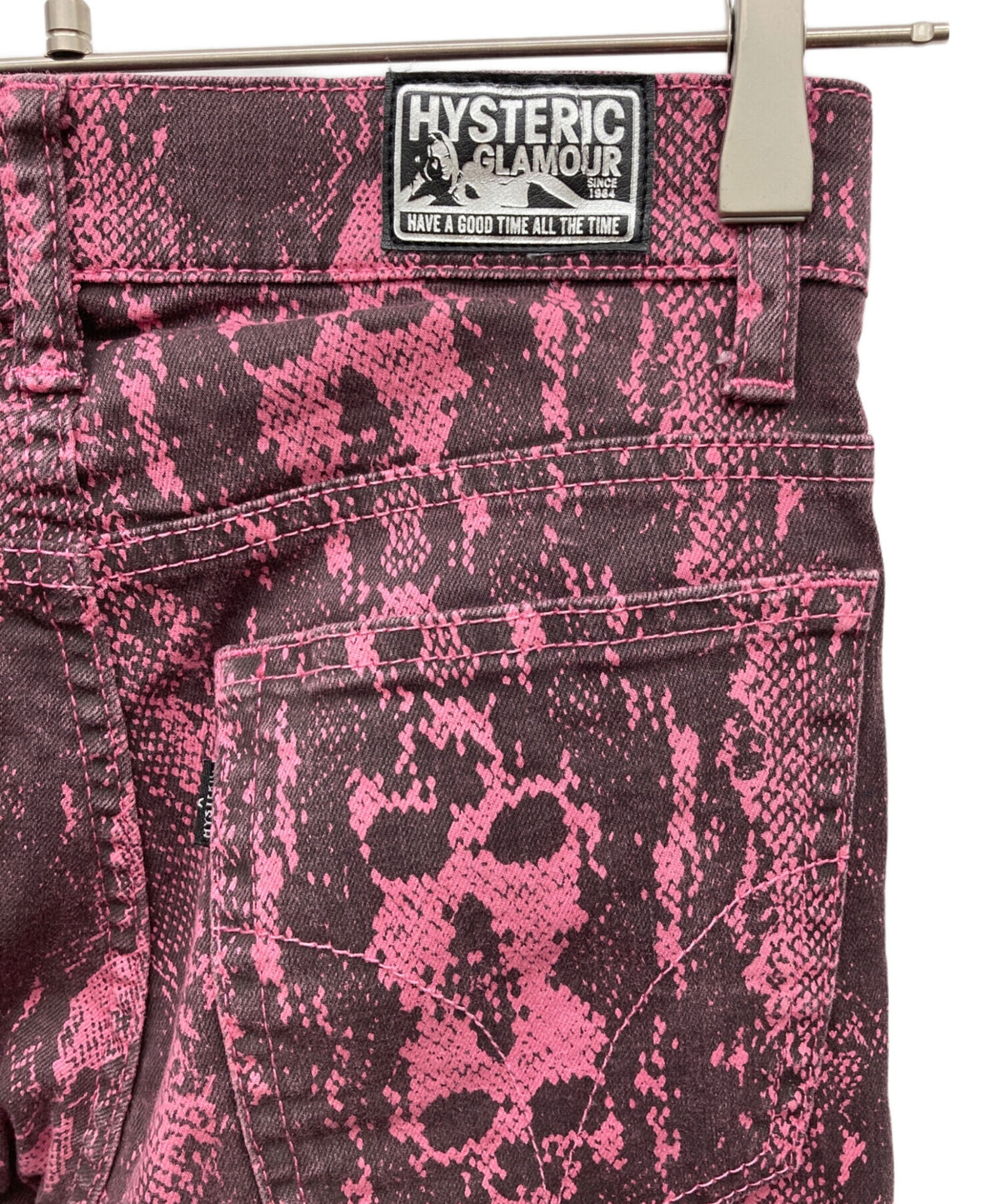 [Pre-owned] Hysteric Glamour SKULLPYTHON patterned flared pants 01213AP01