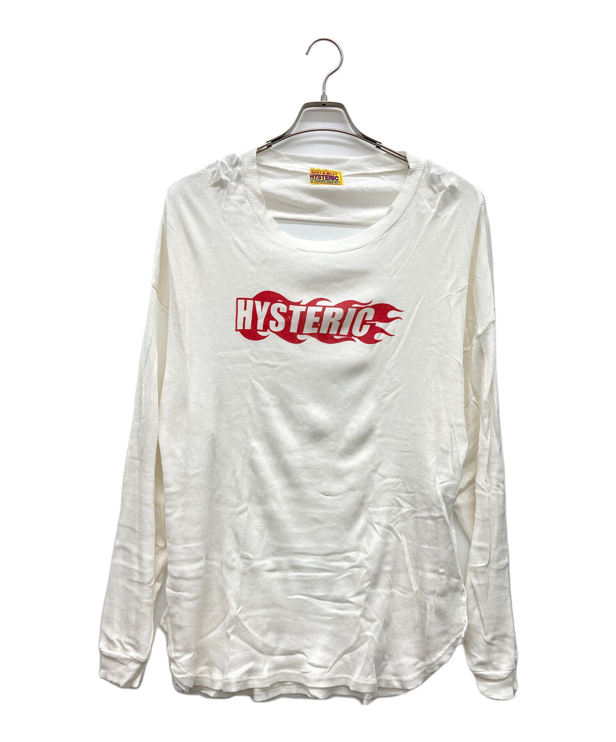 [Pre-owned] Hysteric Glamour FLARE LOGO Oversized T-shirt 01221CL04