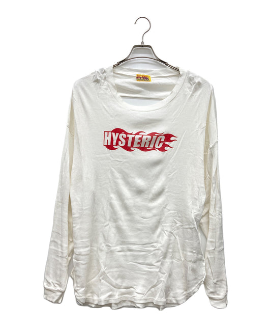 [Pre-owned] Hysteric Glamour FLARE LOGO Oversized T-shirt 01221CL04