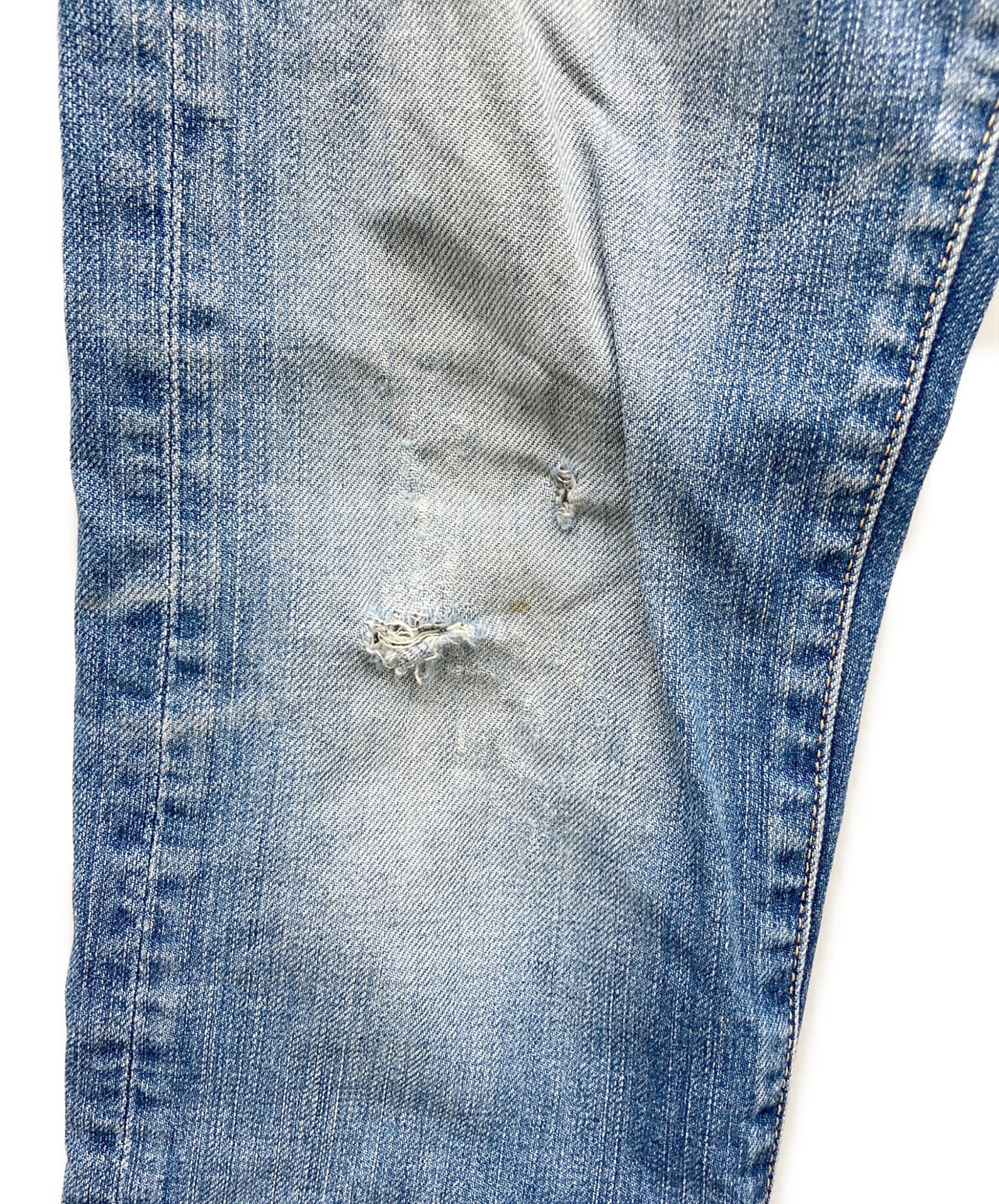 [Pre-owned] Hysteric Glamour Studded Damaged Denim Pants