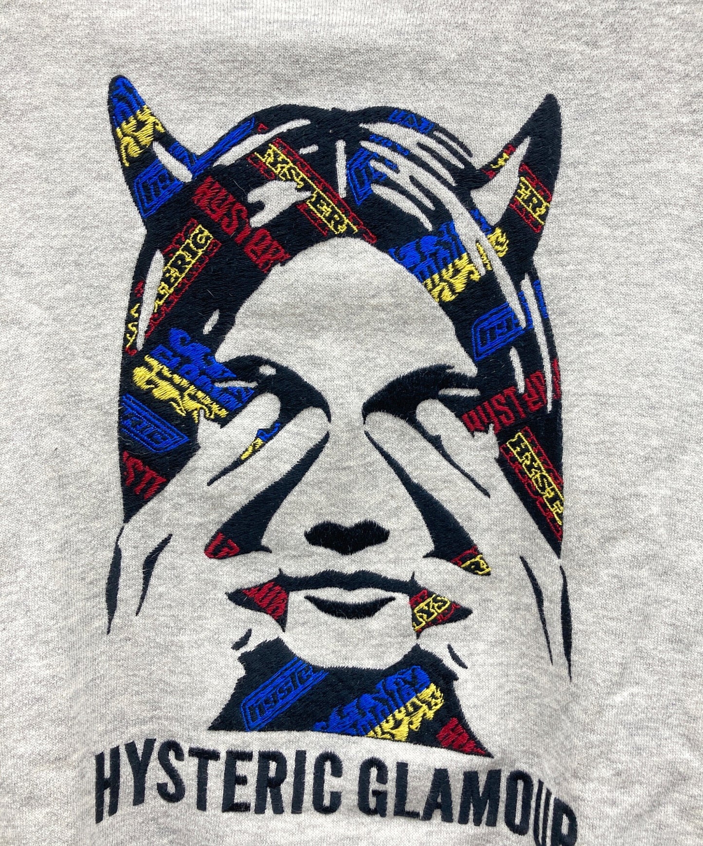 [Pre-owned] Hysteric Glamour SEE NO EVIL Embroidery 02243CS11