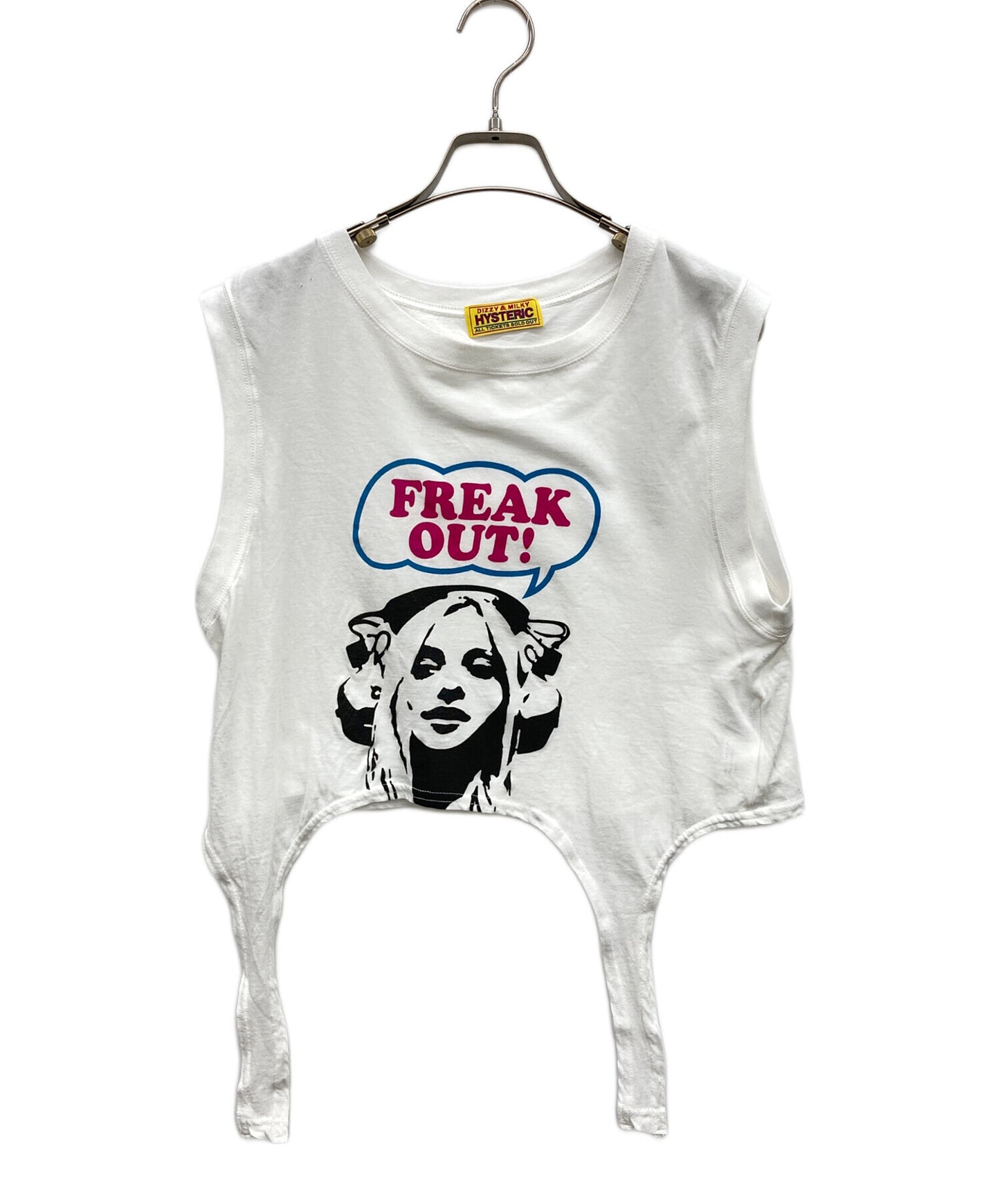 [Pre-owned] Hysteric Glamour FREAK OUT! Short Sleeveless Top 01251CR11
