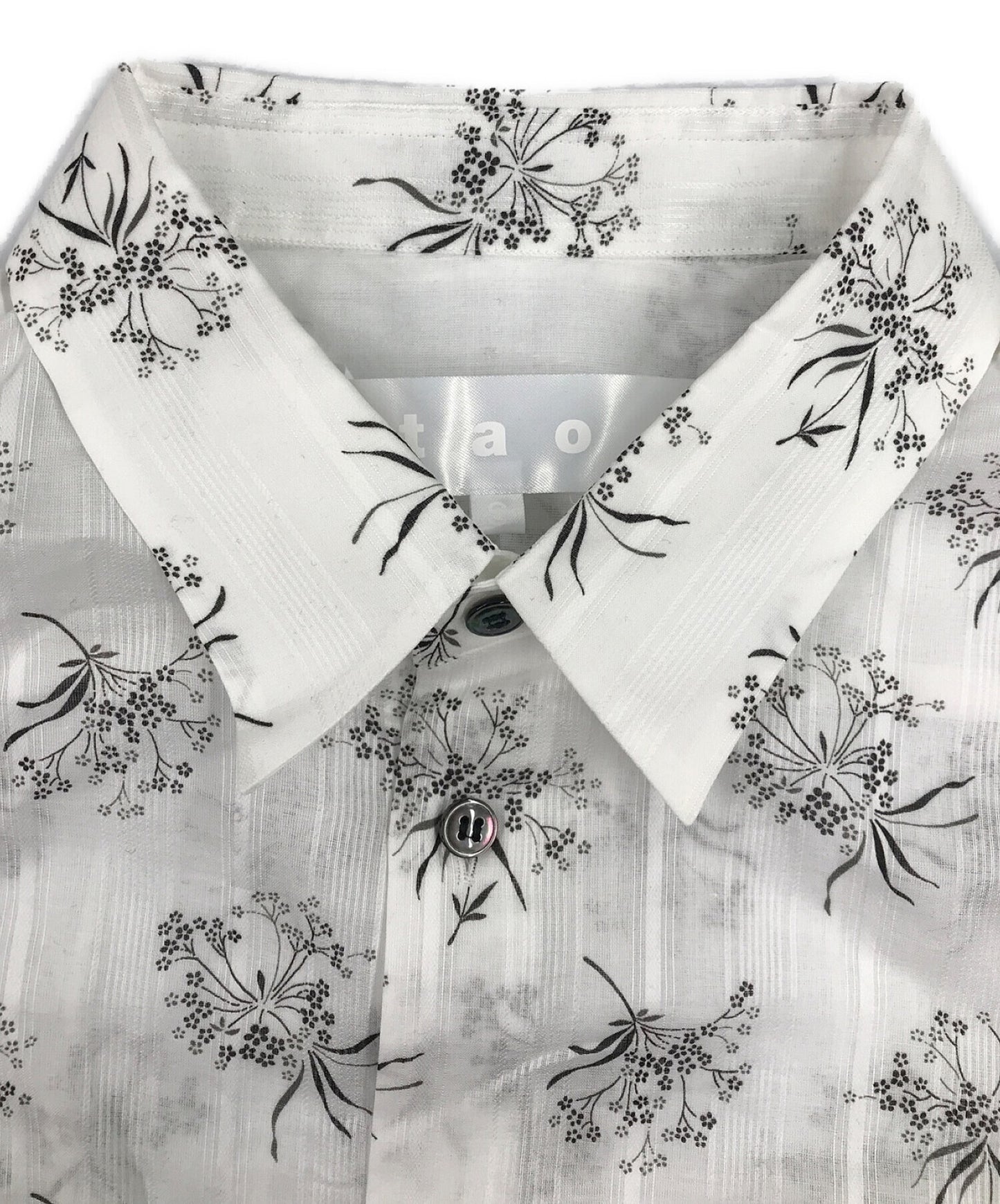 [Pre-owned] TAO COMME des GARCONS flower-patterned shirt TI-B004