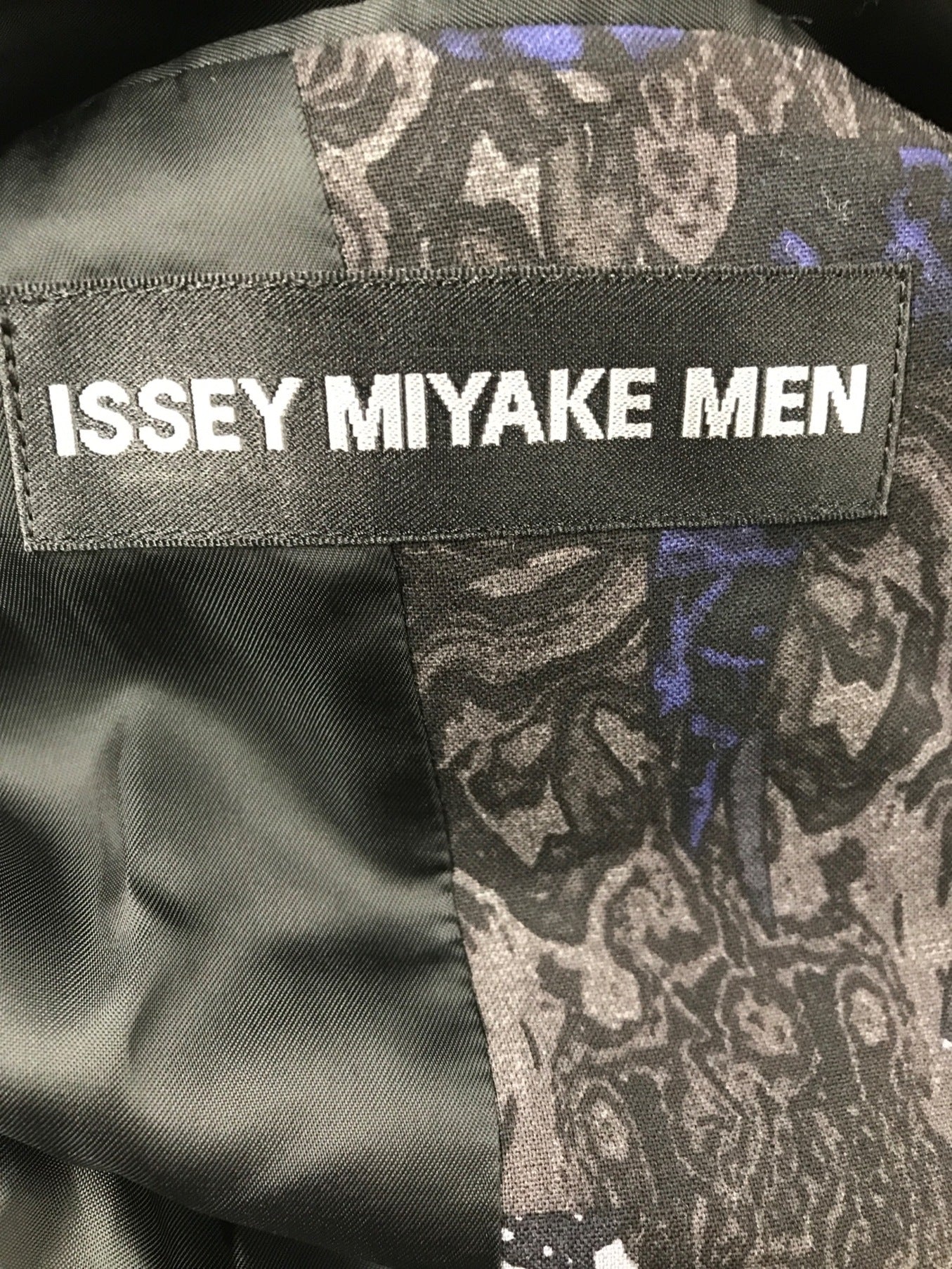 [Pre-owned] ISSEY MIYAKE MEN Wool Marble Print Jacket ME71FD059