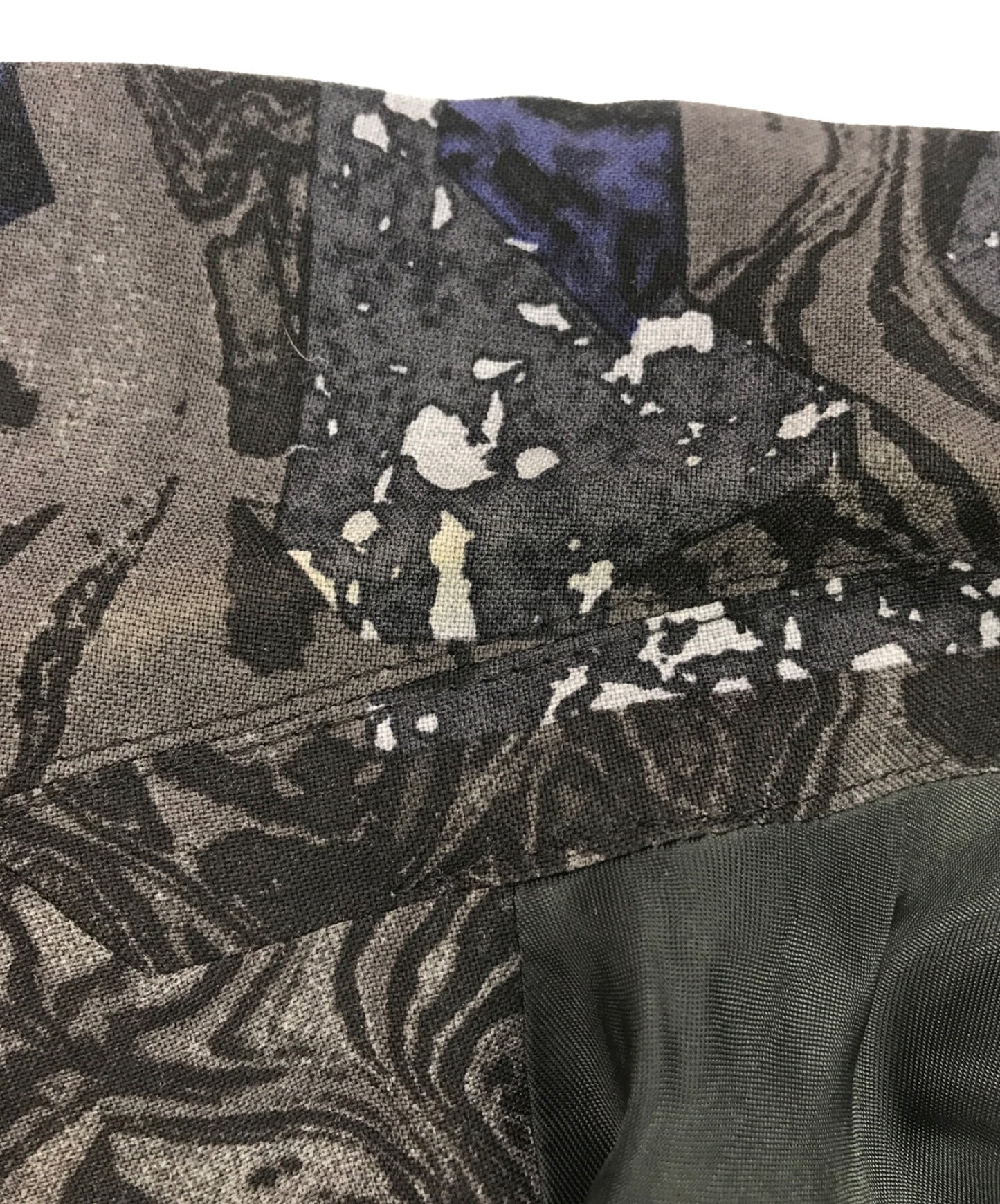 [Pre-owned] ISSEY MIYAKE MEN Wool Marble Print Jacket ME71FD059