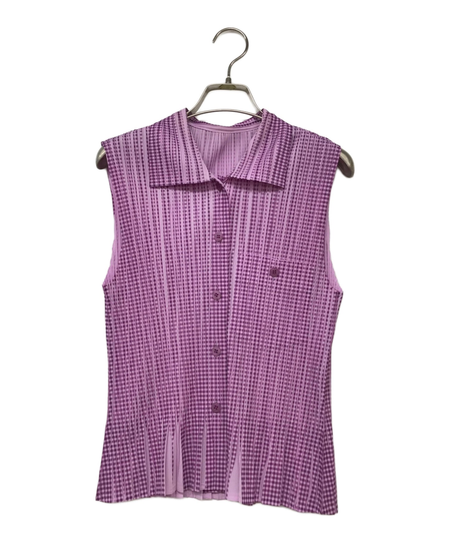 [Pre-owned] PLEATS PLEASE pleated shirt PP22-JE851