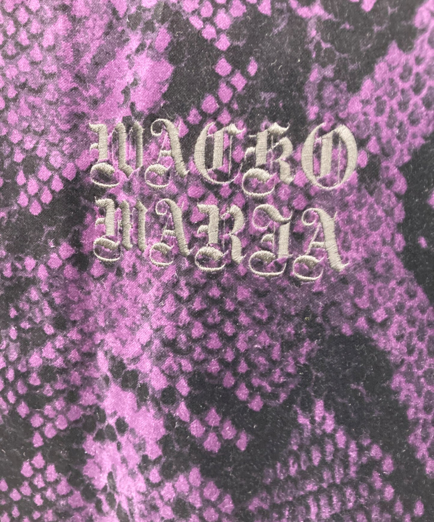 [Pre-owned] WACKO MARIA PYTHON VELVET JACKET 21fw-wmc-ss12