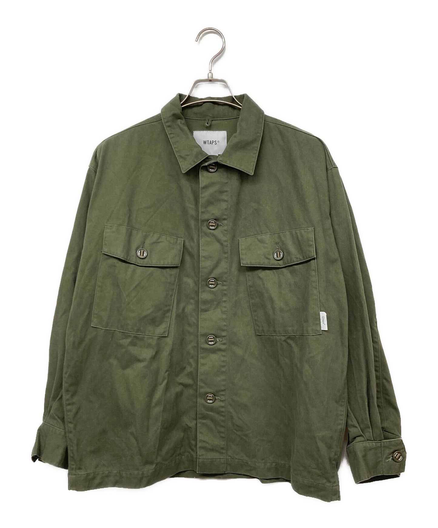 [Pre-owned] WTAPS CBW/LS/COTTON.TWILL 232BRDT-SHM01