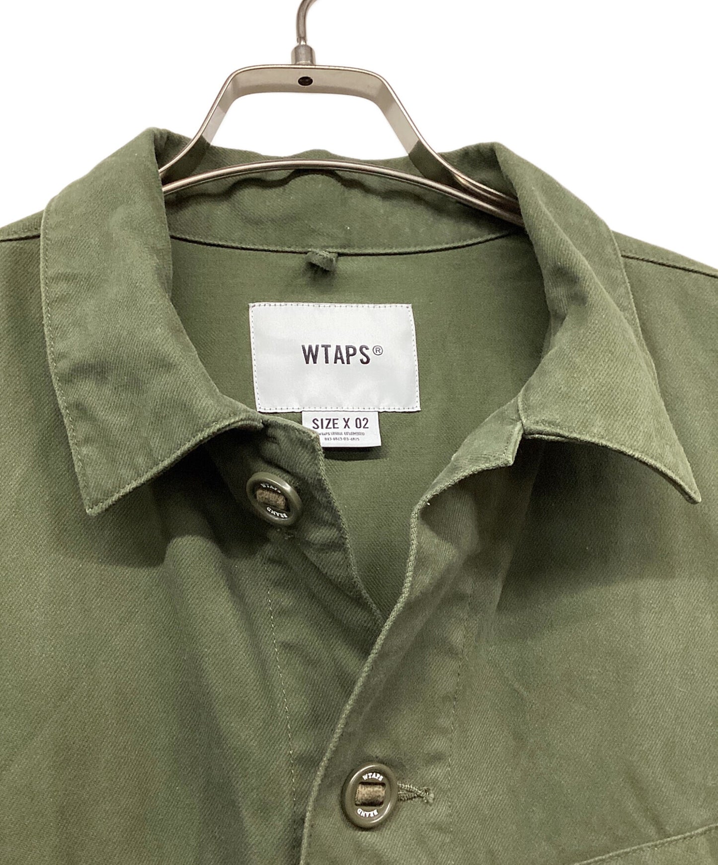 [Pre-owned] WTAPS CBW/LS/COTTON.TWILL 232BRDT-SHM01