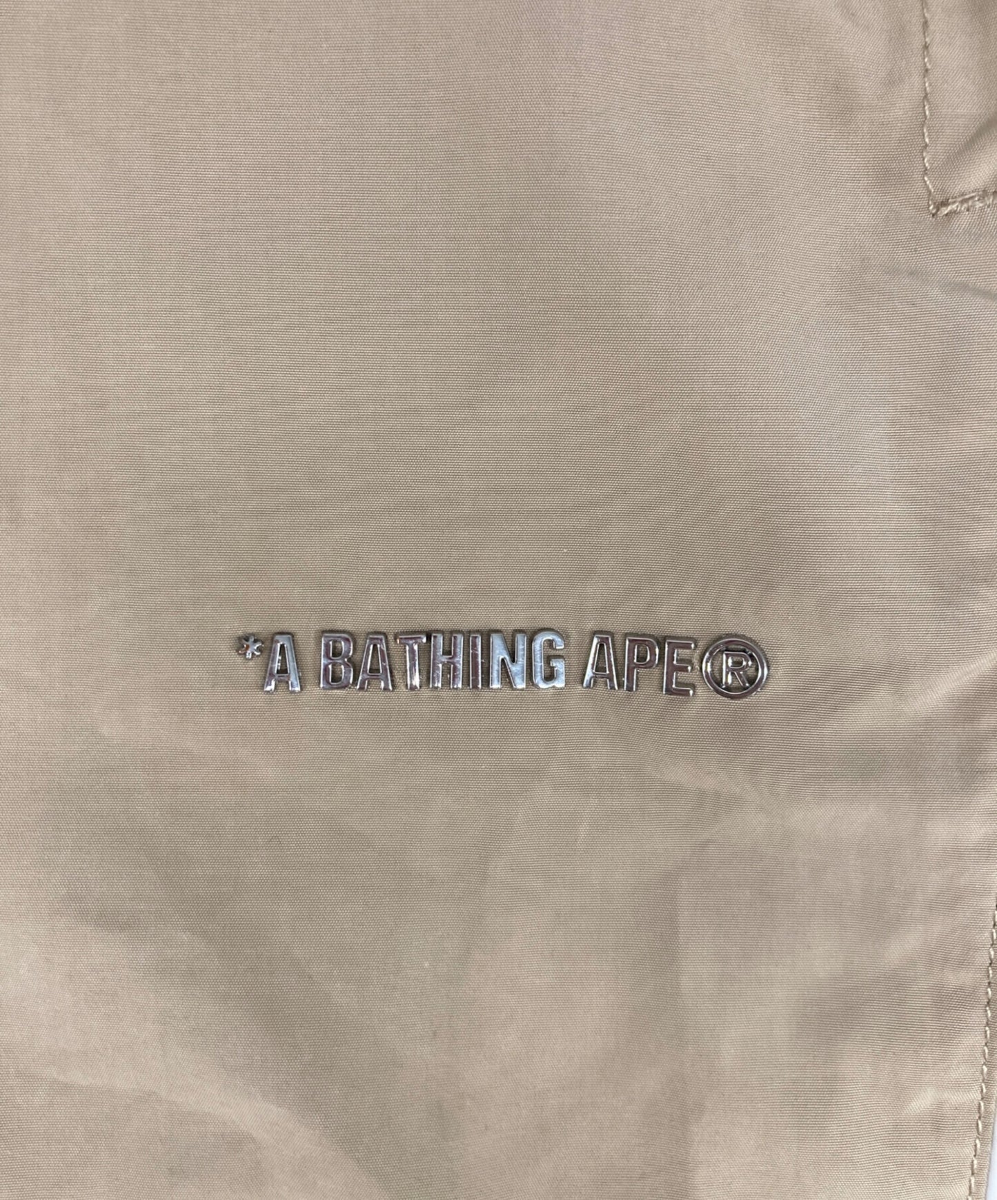 [Pre-owned] A BATHING APE METAL LOGO PIN TRACK PANTS 001ptj8010581