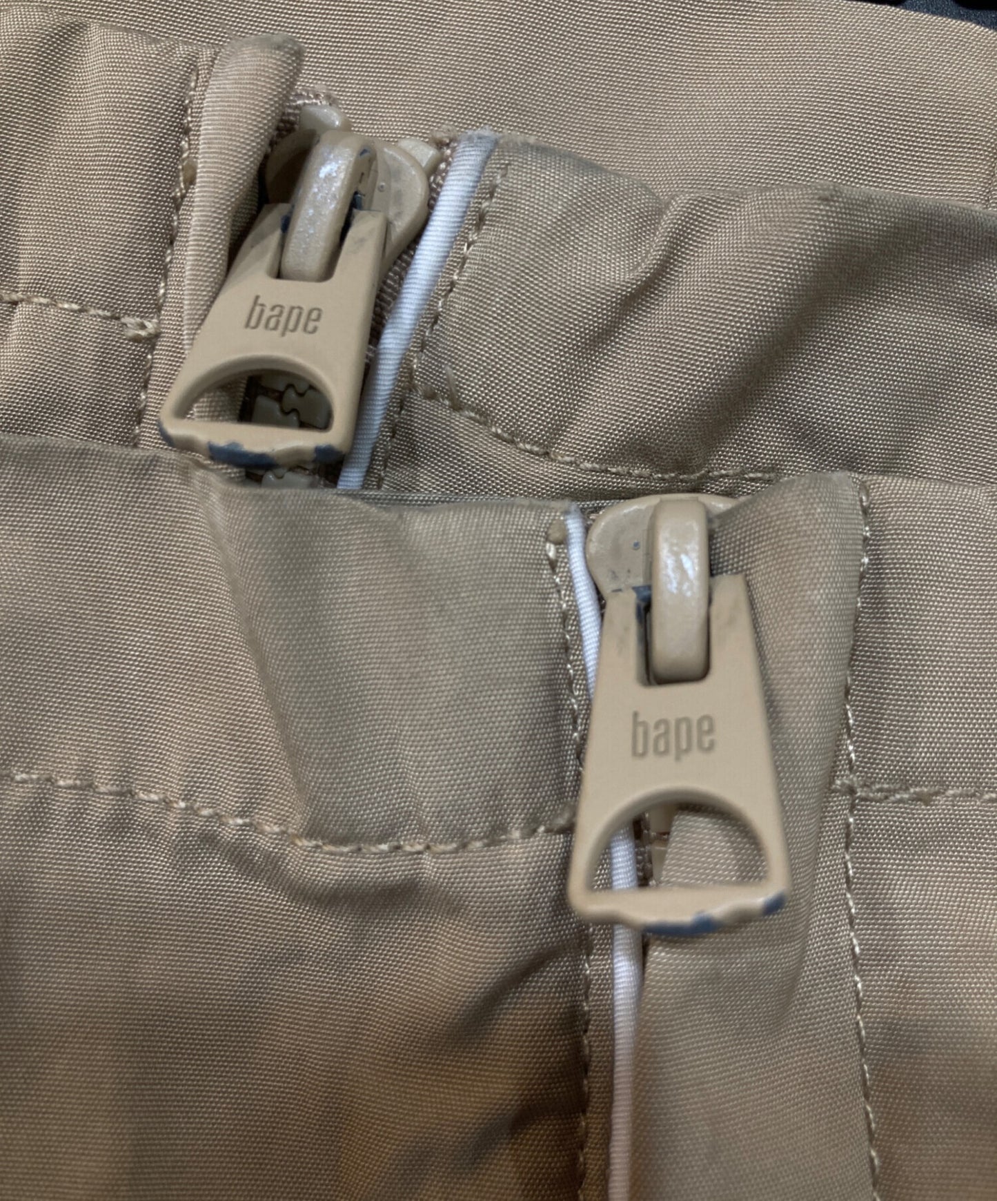 [Pre-owned] A BATHING APE METAL LOGO PIN TRACK PANTS 001ptj8010581