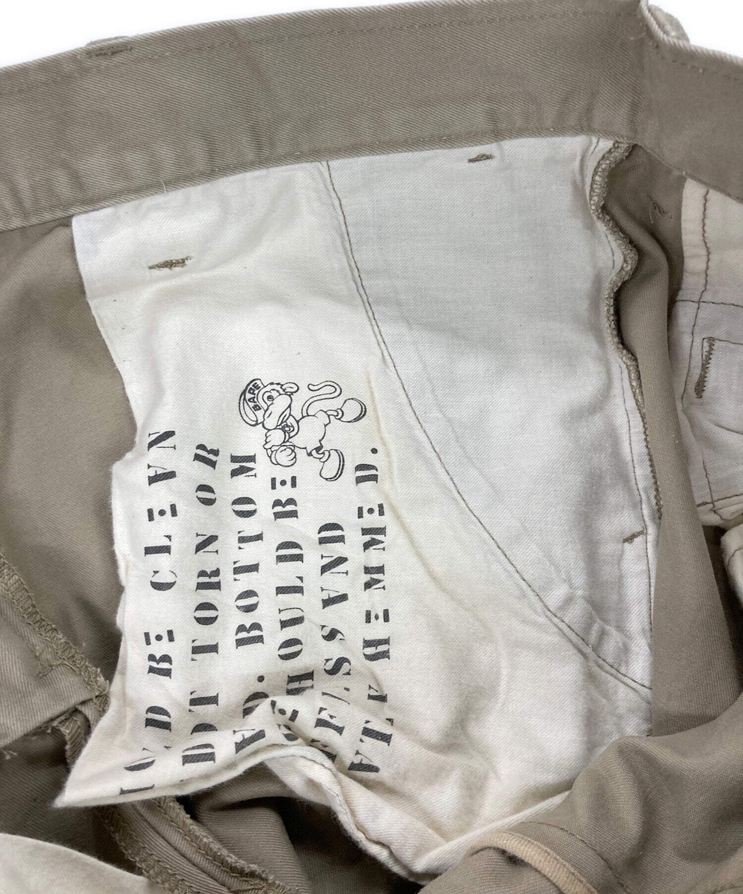 [Pre-owned] A BATHING APE chinos