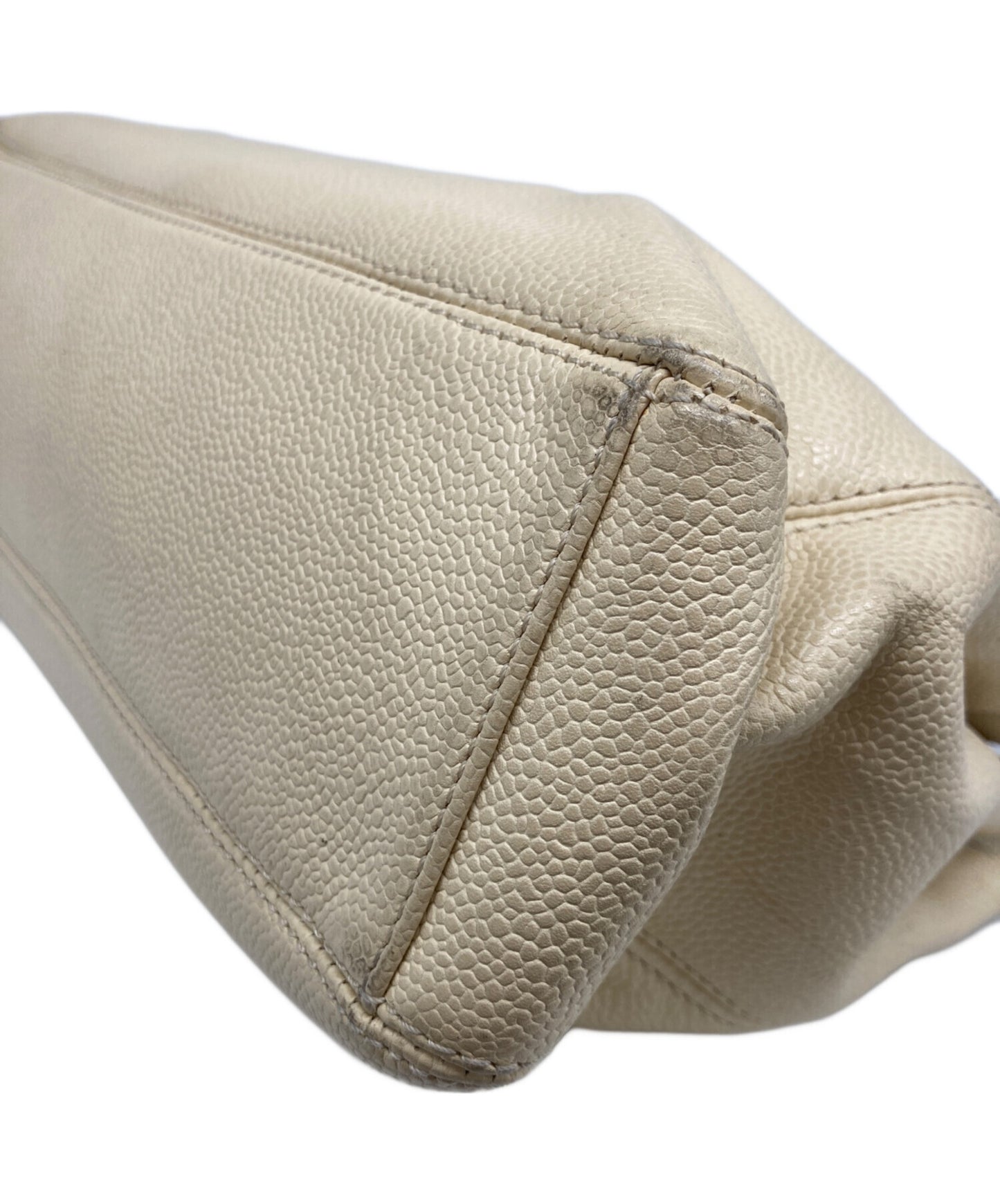 [Pre-owned] CHANEL Coco Mark Wood Handle Bag