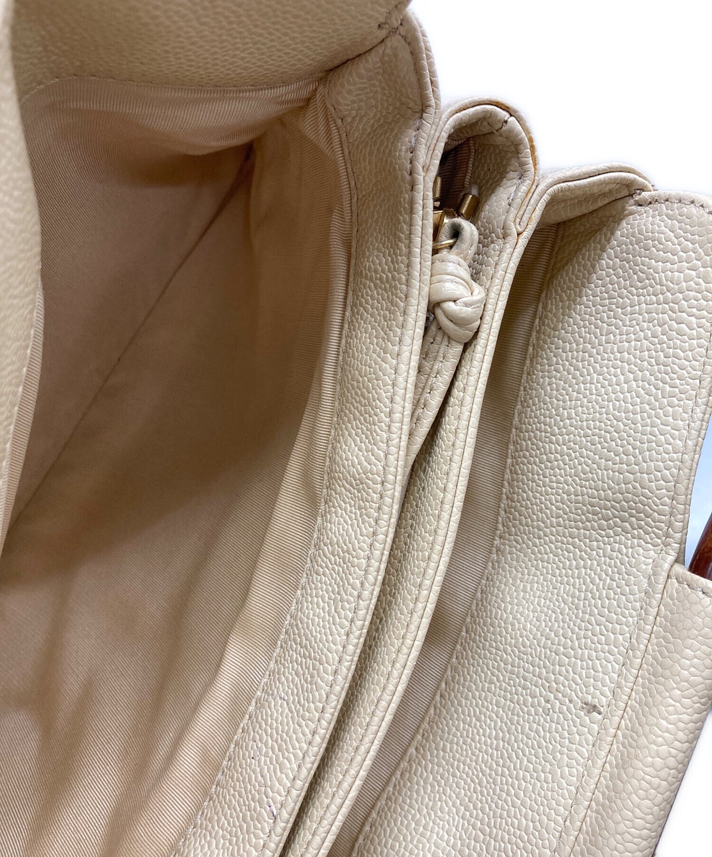 [Pre-owned] CHANEL Coco Mark Wood Handle Bag