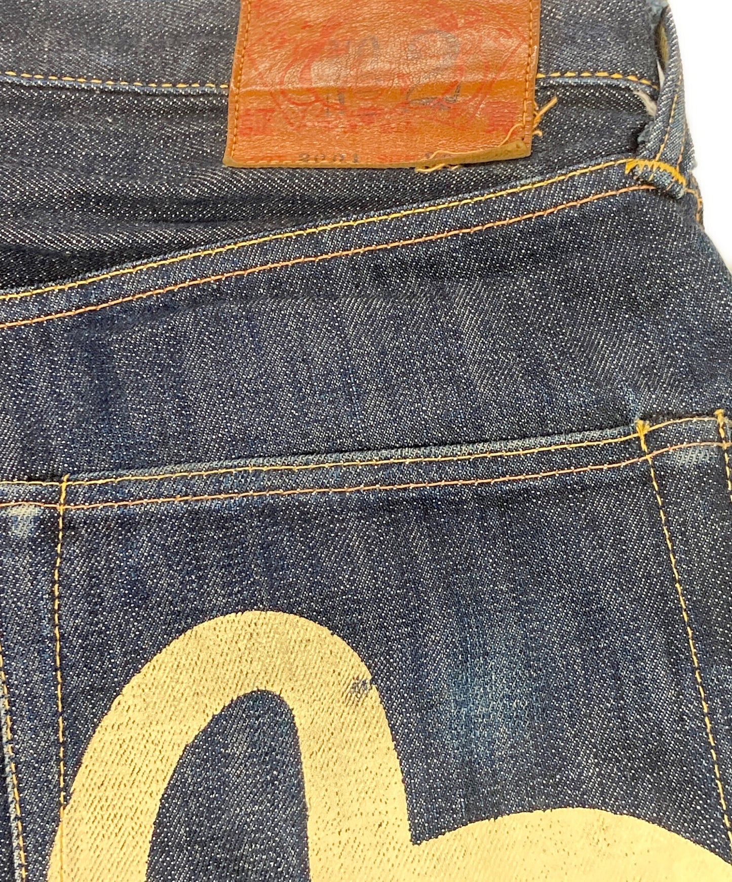 [Pre-owned] EVISU NO2 denim pants/gull paint/lot2001 lot2001